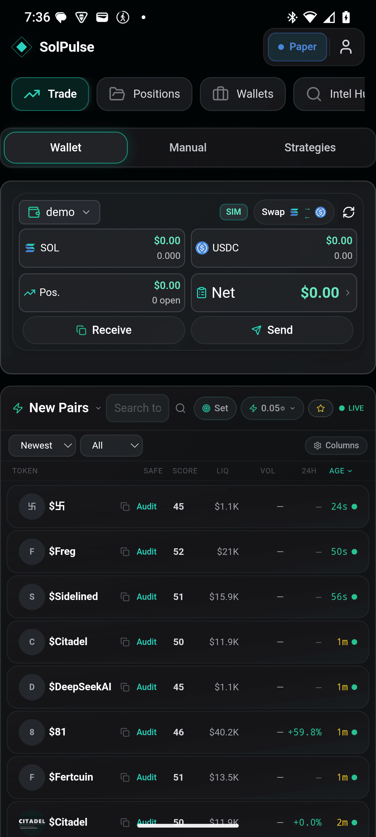 SolPulse screenshot 2