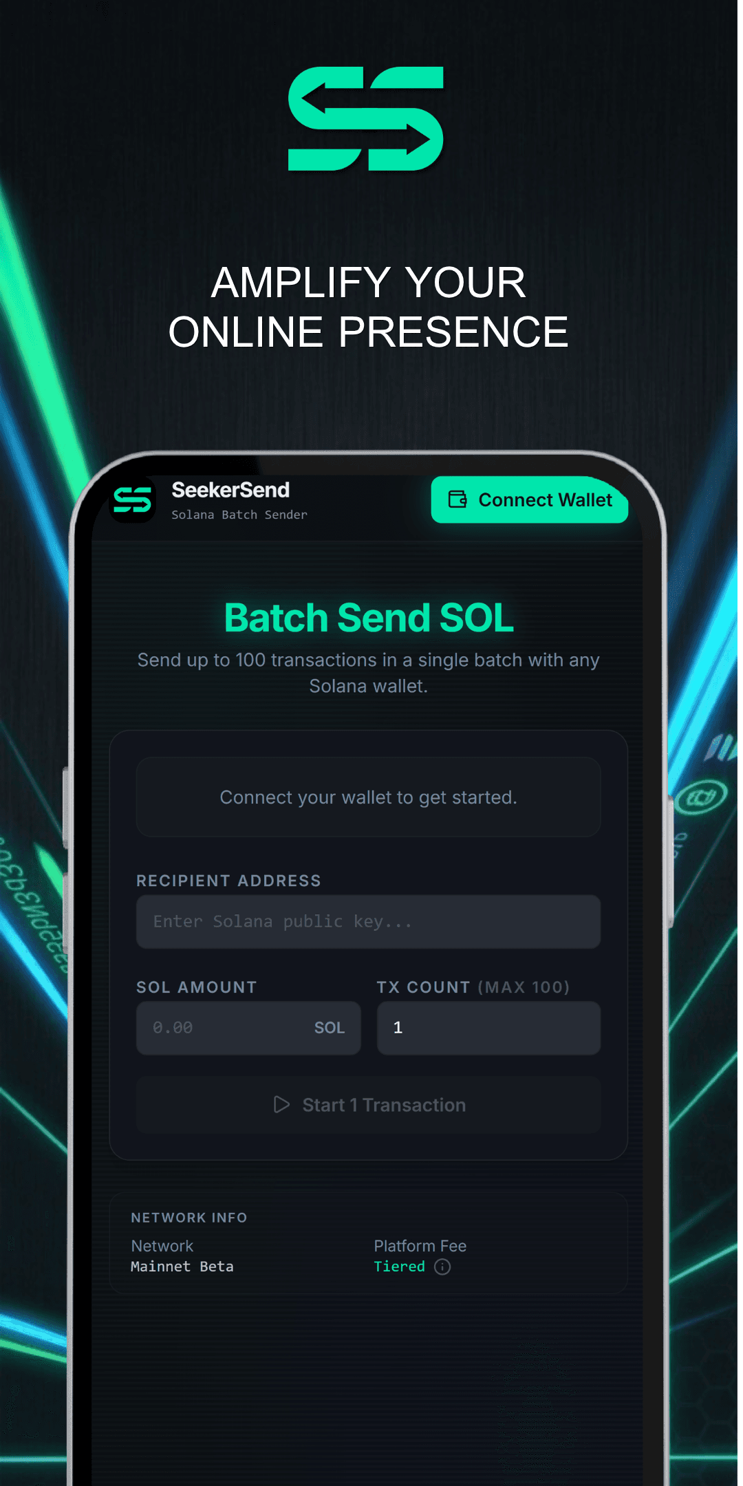SeekerSend screenshot 1