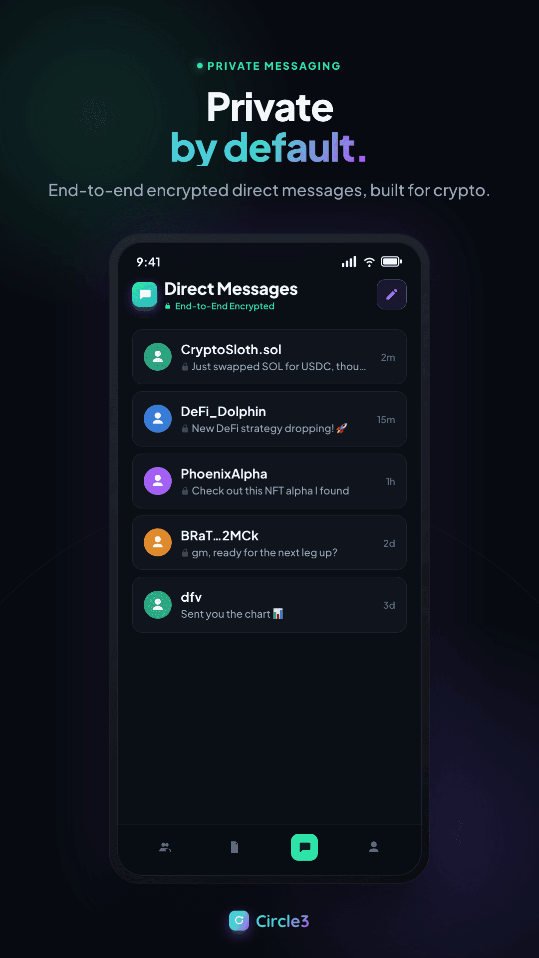 Circle3: Crypto Social screenshot 4