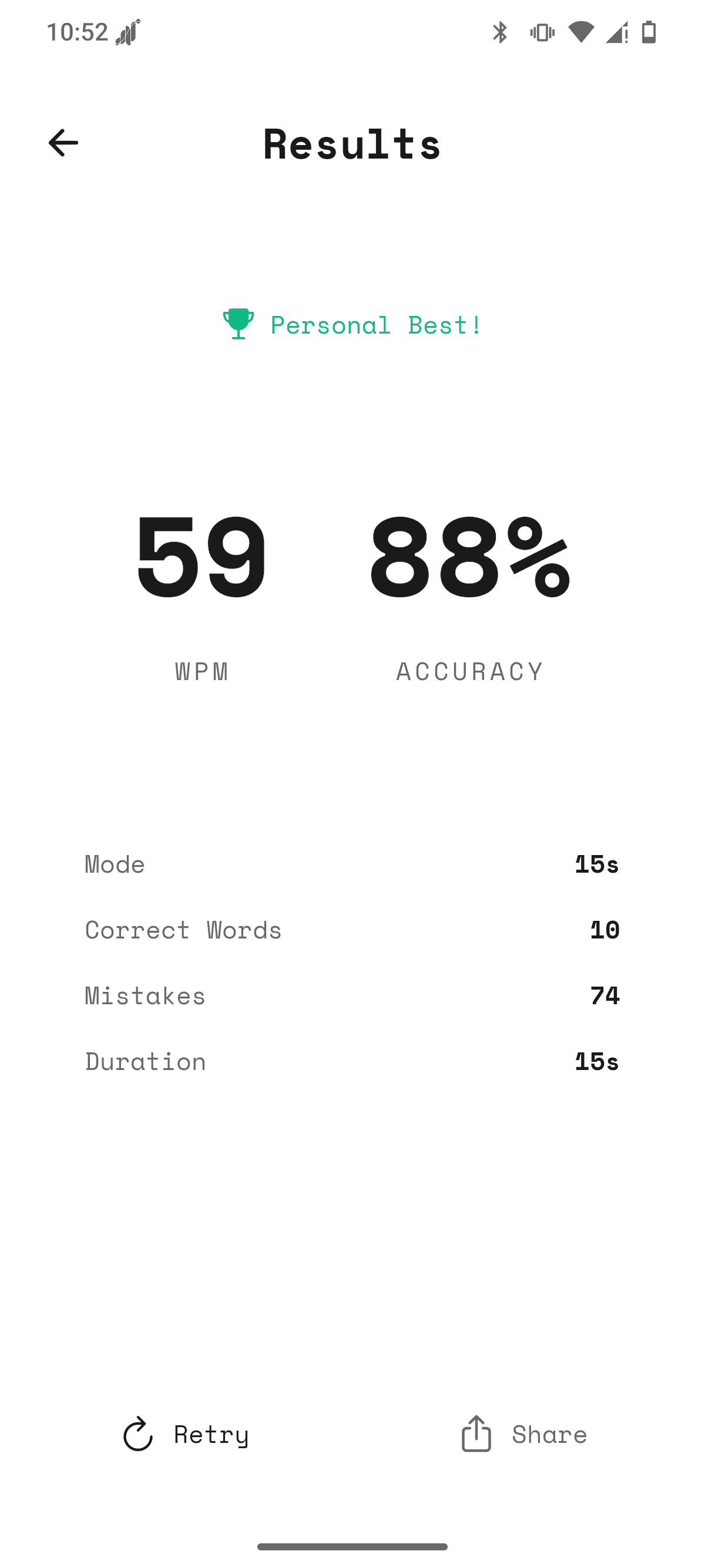 asdf: Typing Speed Test screenshot 3