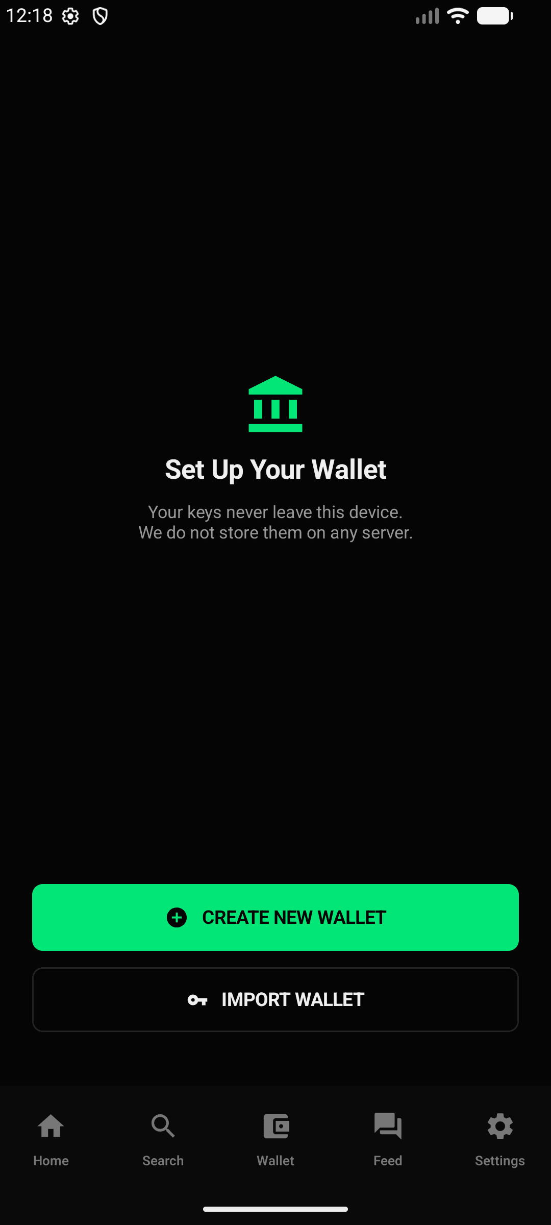 Untaxed Wallet screenshot 1