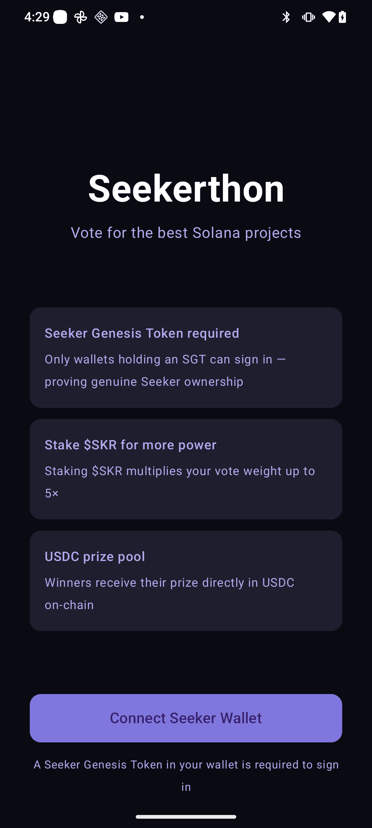Seekerthon screenshot 1