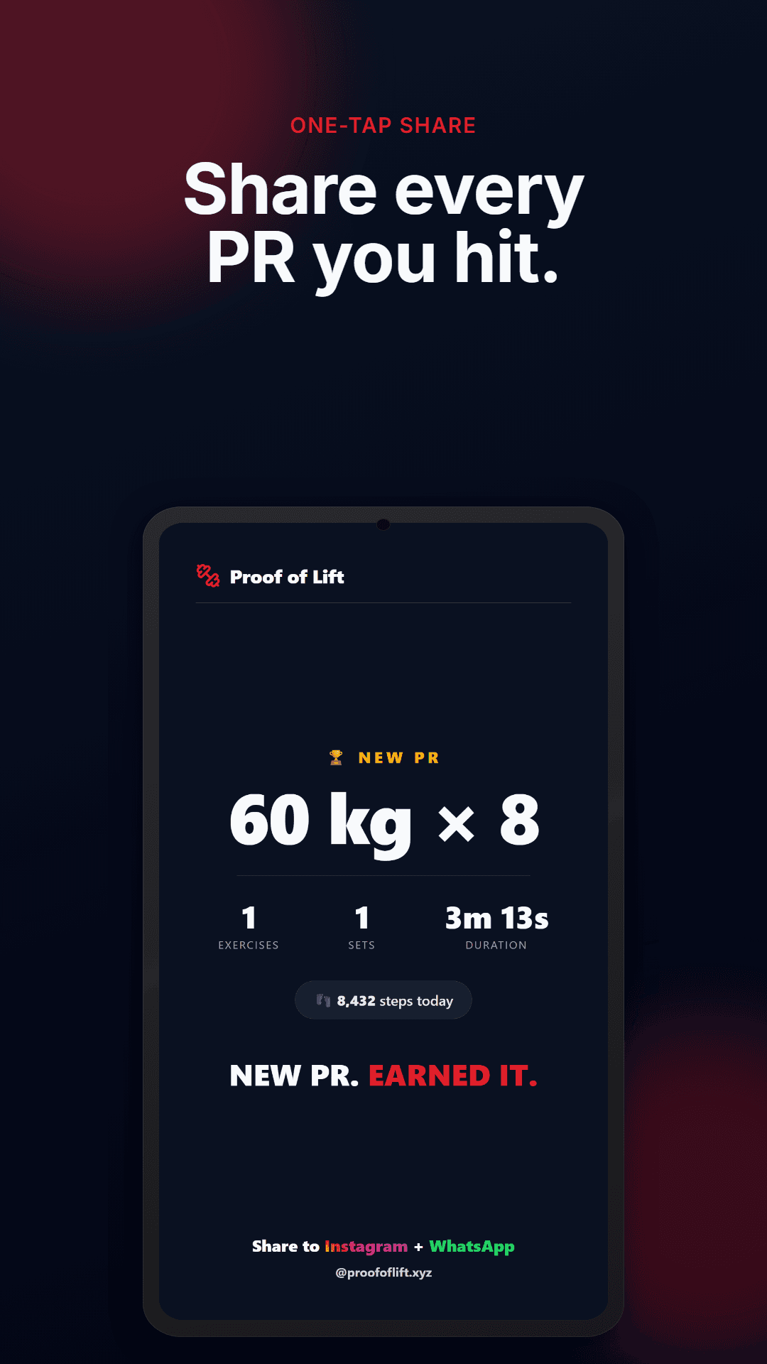 Proof of Lift: Workout screenshot 4