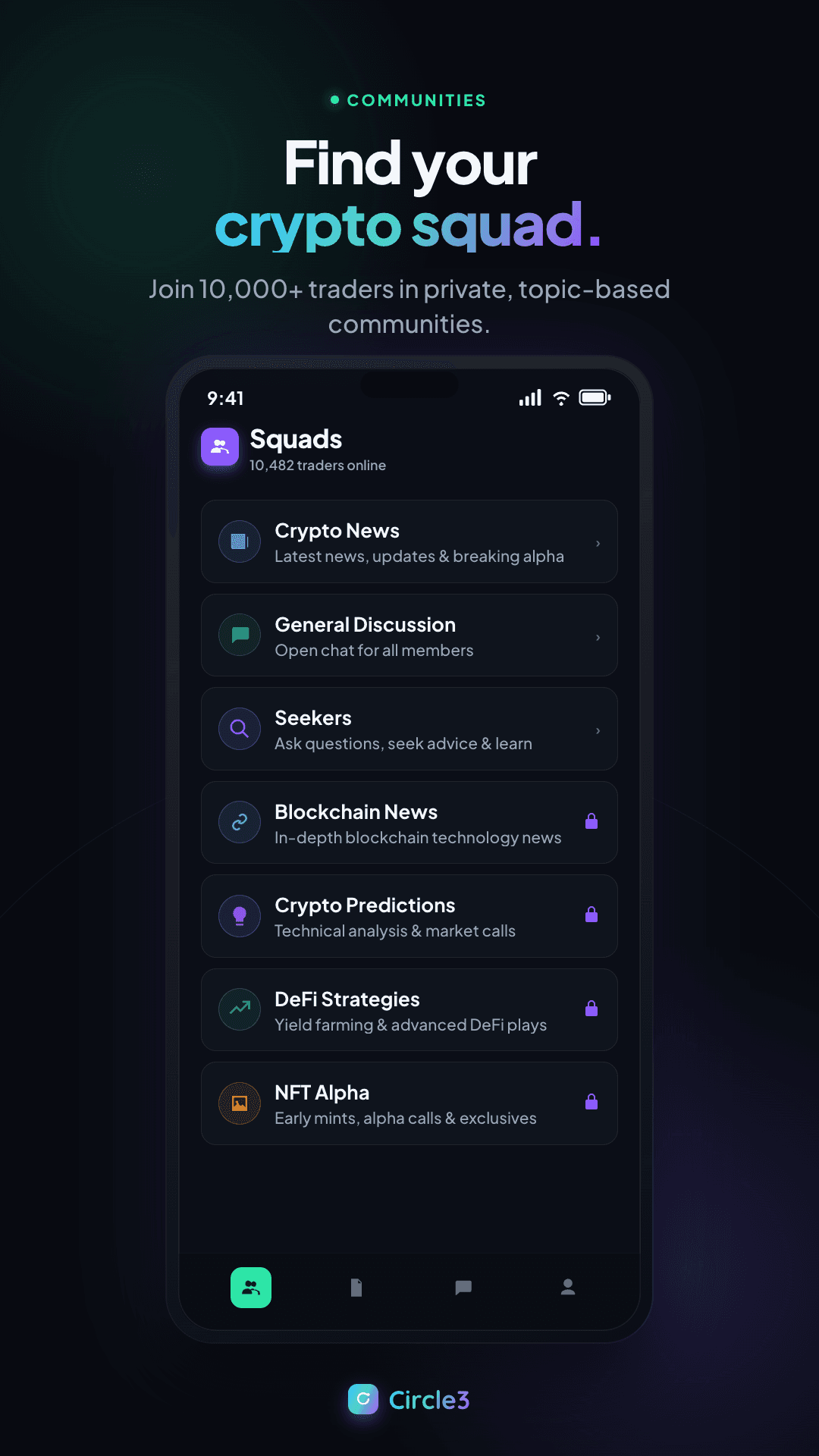 Circle3: Crypto Social screenshot 2