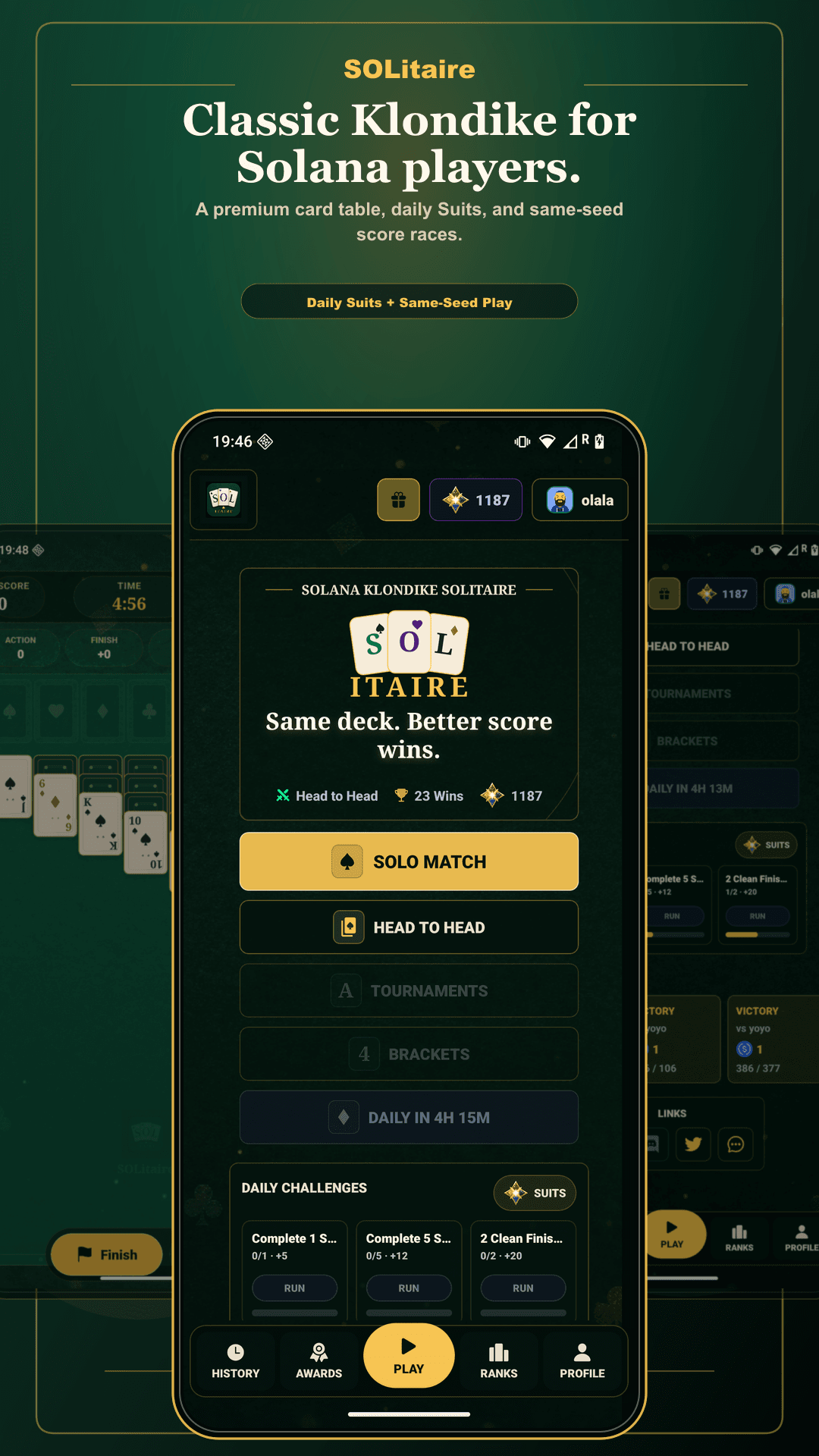 SOLitaire screenshot 1