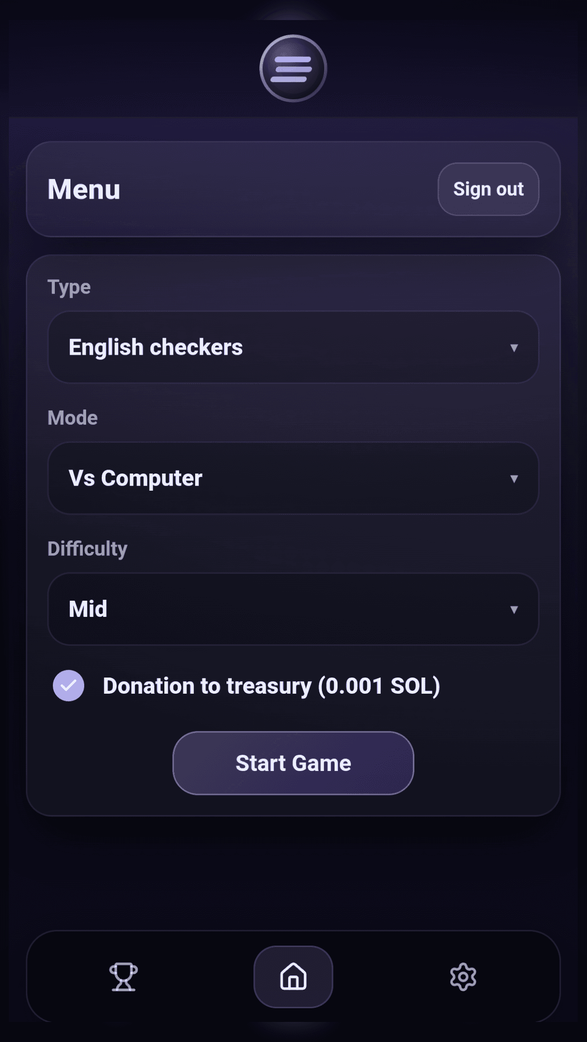 Checkers screenshot 3