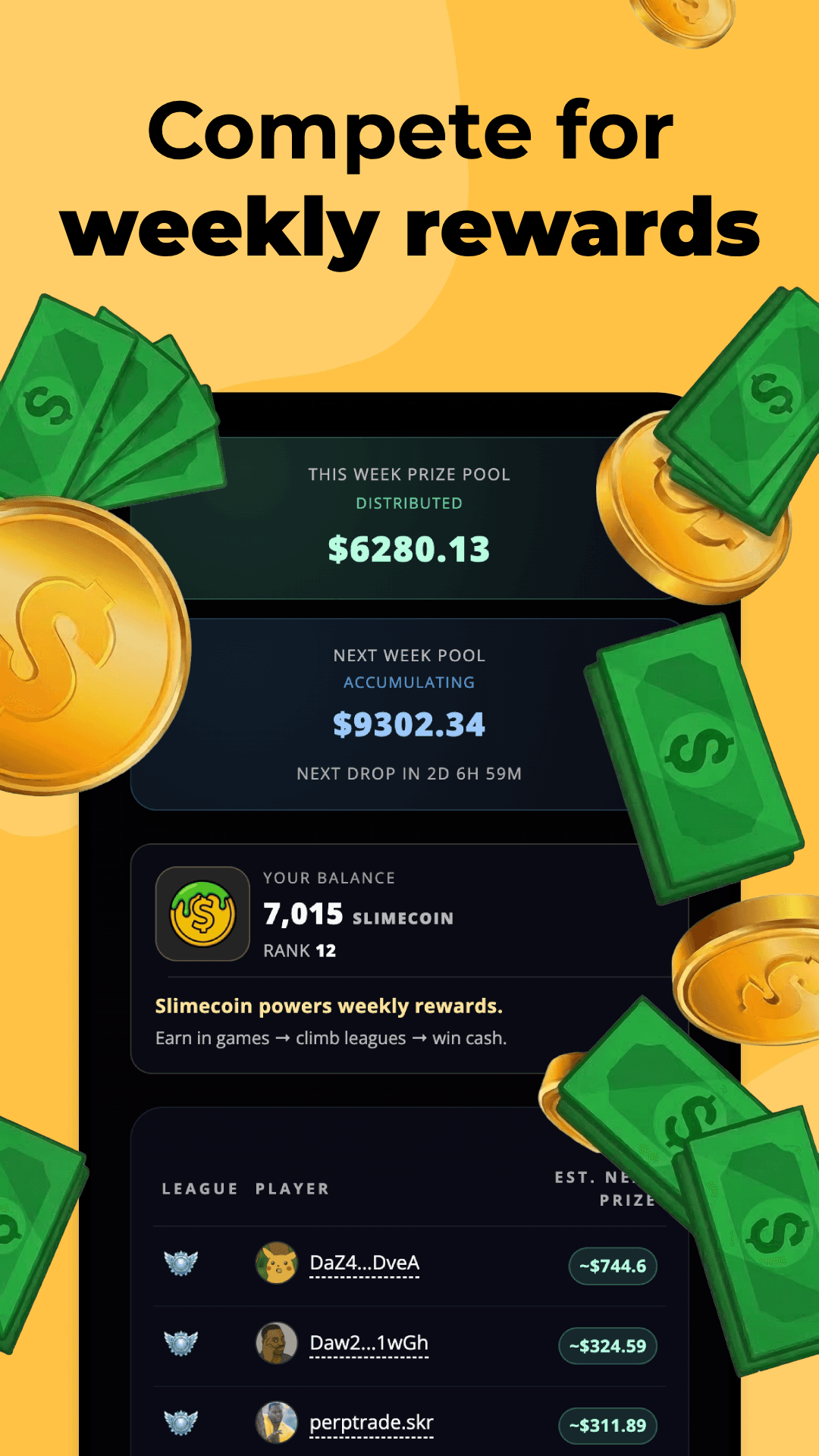 Slimecoin: Play for Cash screenshot 5