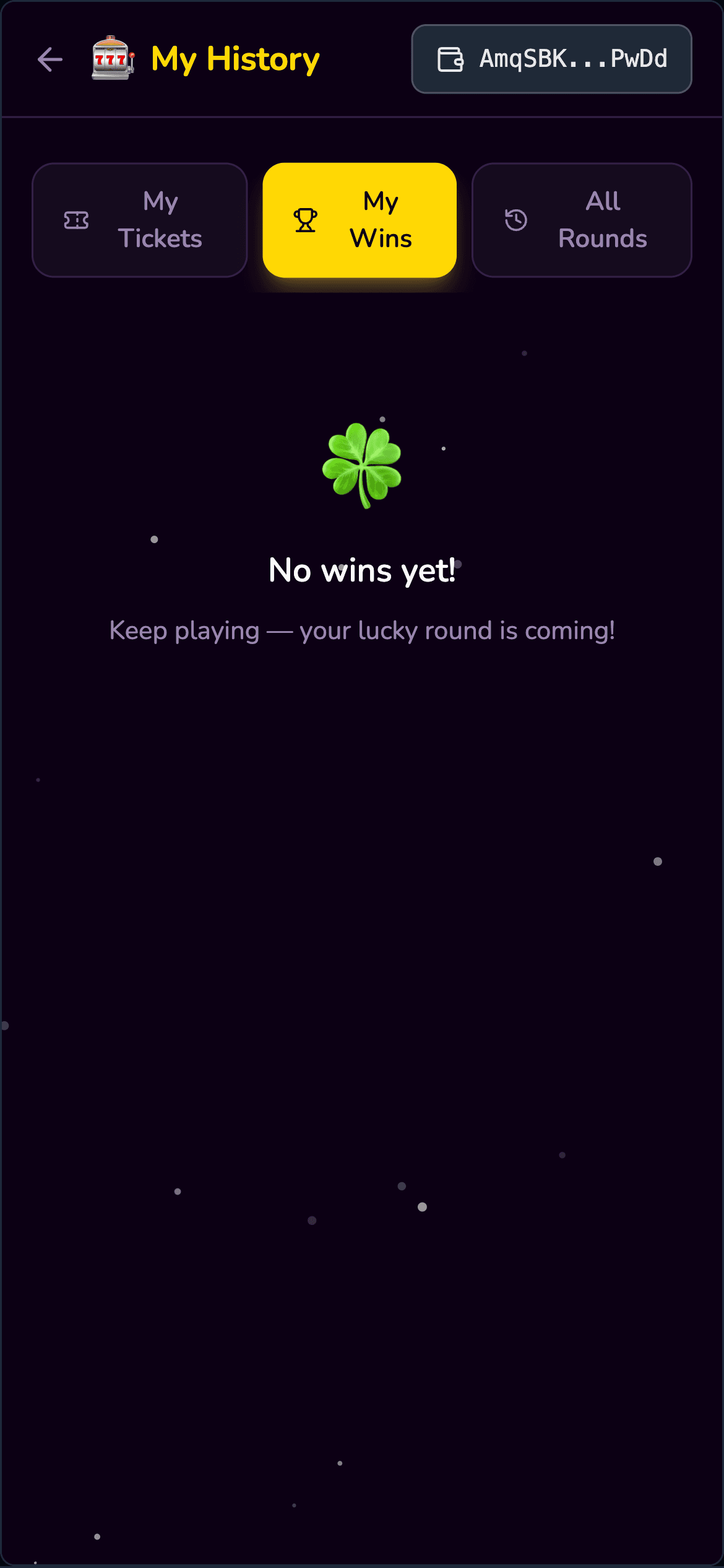 Gasless Lottery screenshot 4