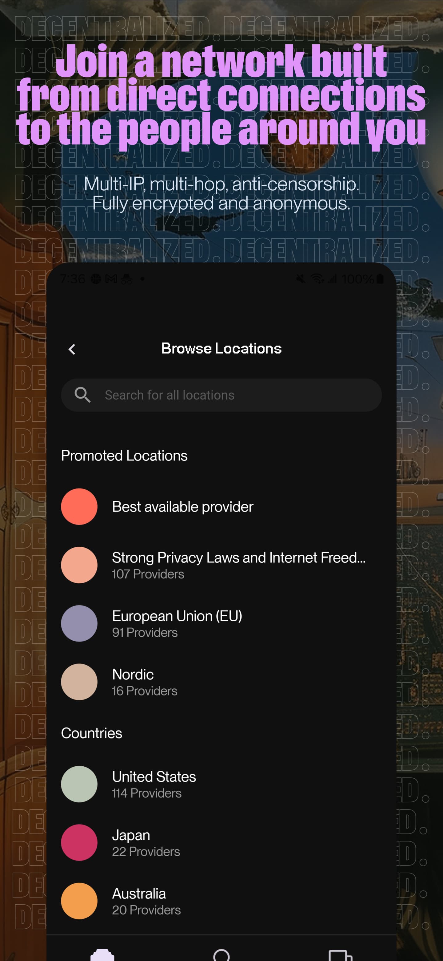 URnetwork screenshot 3
