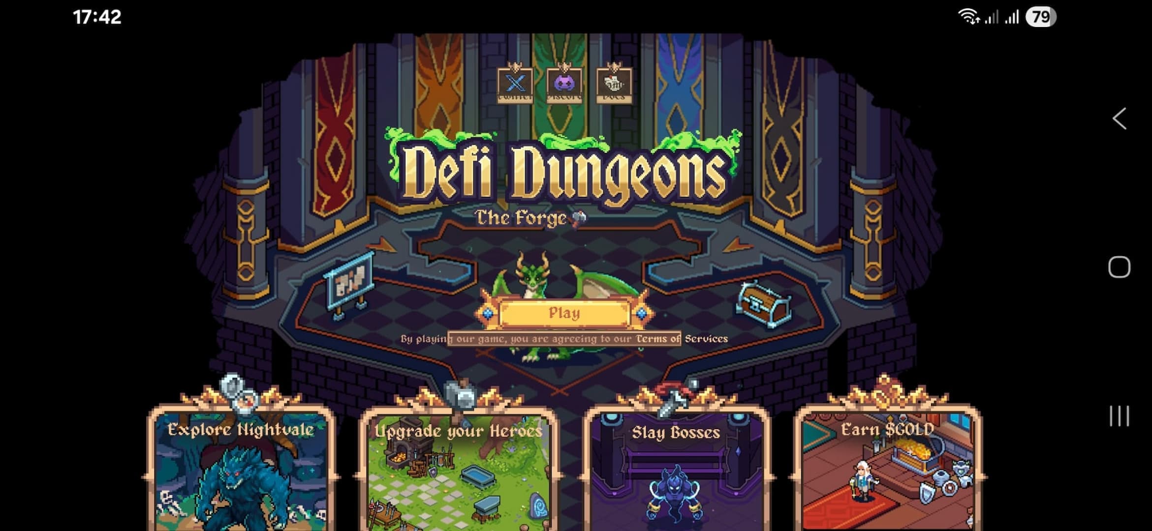 Defi Dungeons screenshot 1