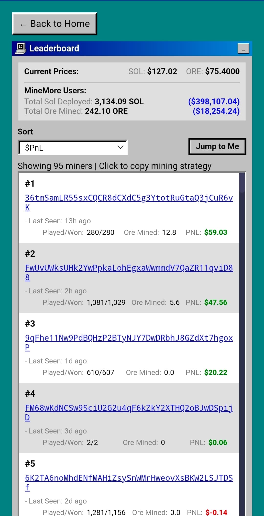 Minemore screenshot 4