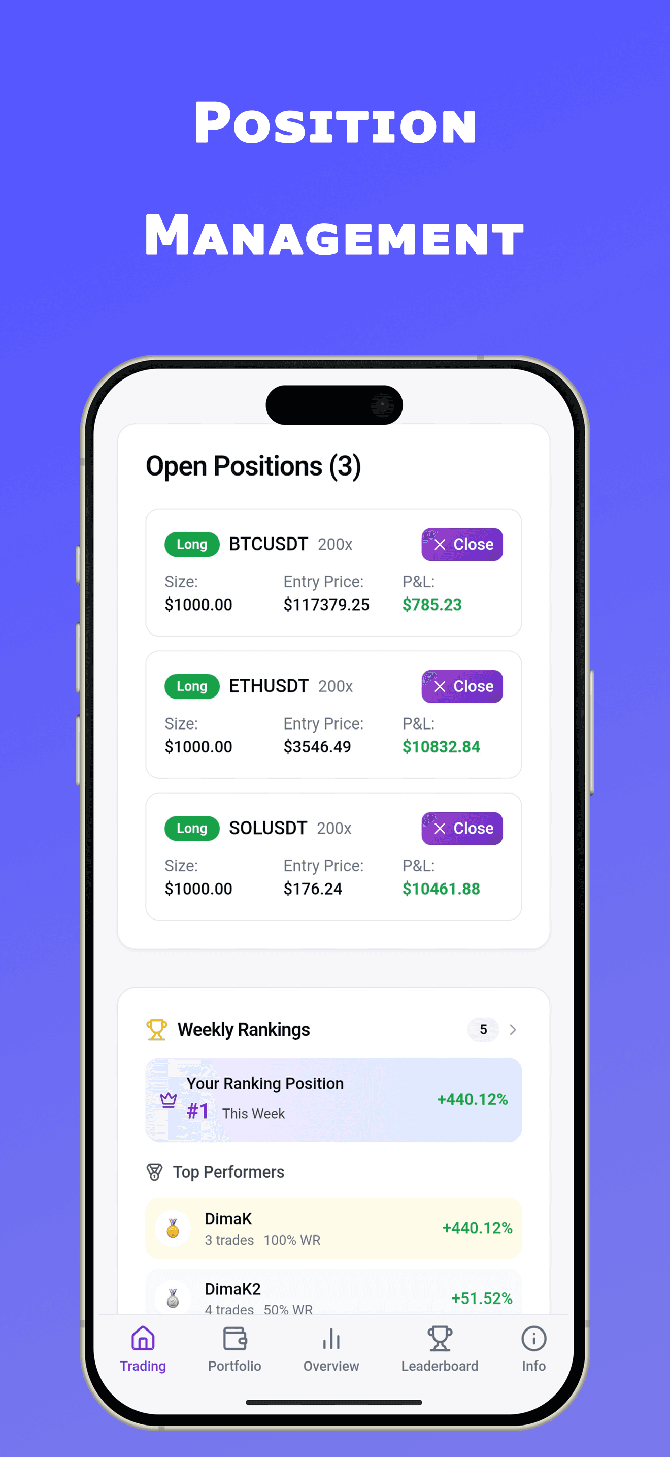 Crypto Trading Simulator screenshot 4