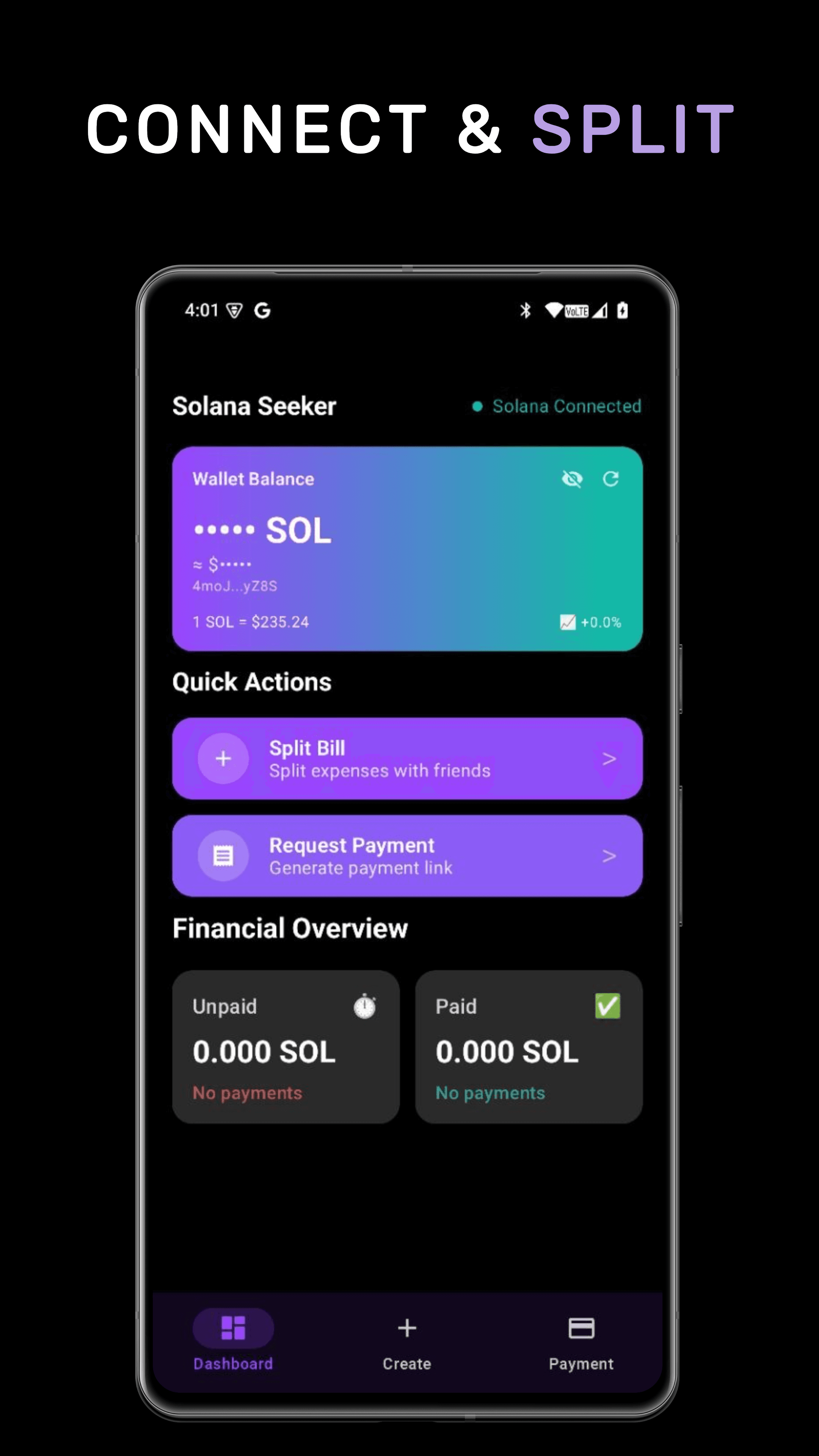 SolSplitApp screenshot 2
