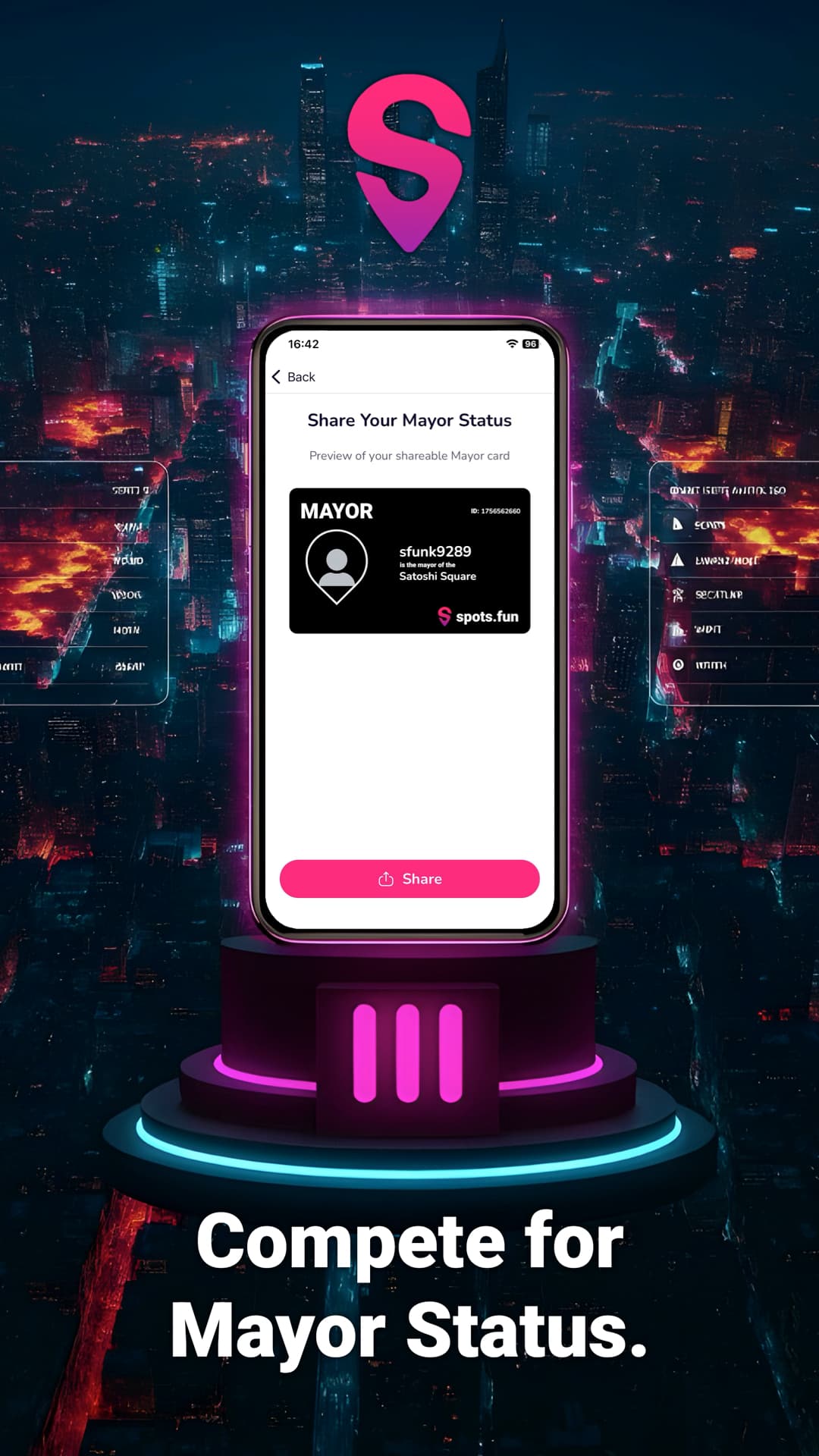 Spots.fun – Own Your City screenshot 4
