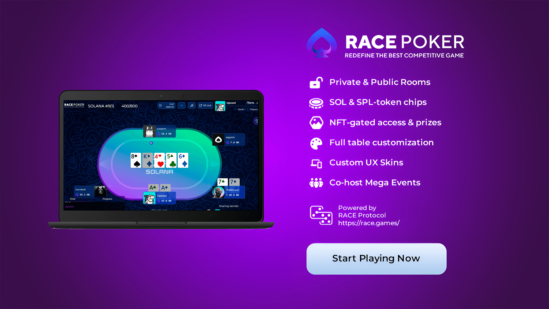 RACE Poker screenshot 2