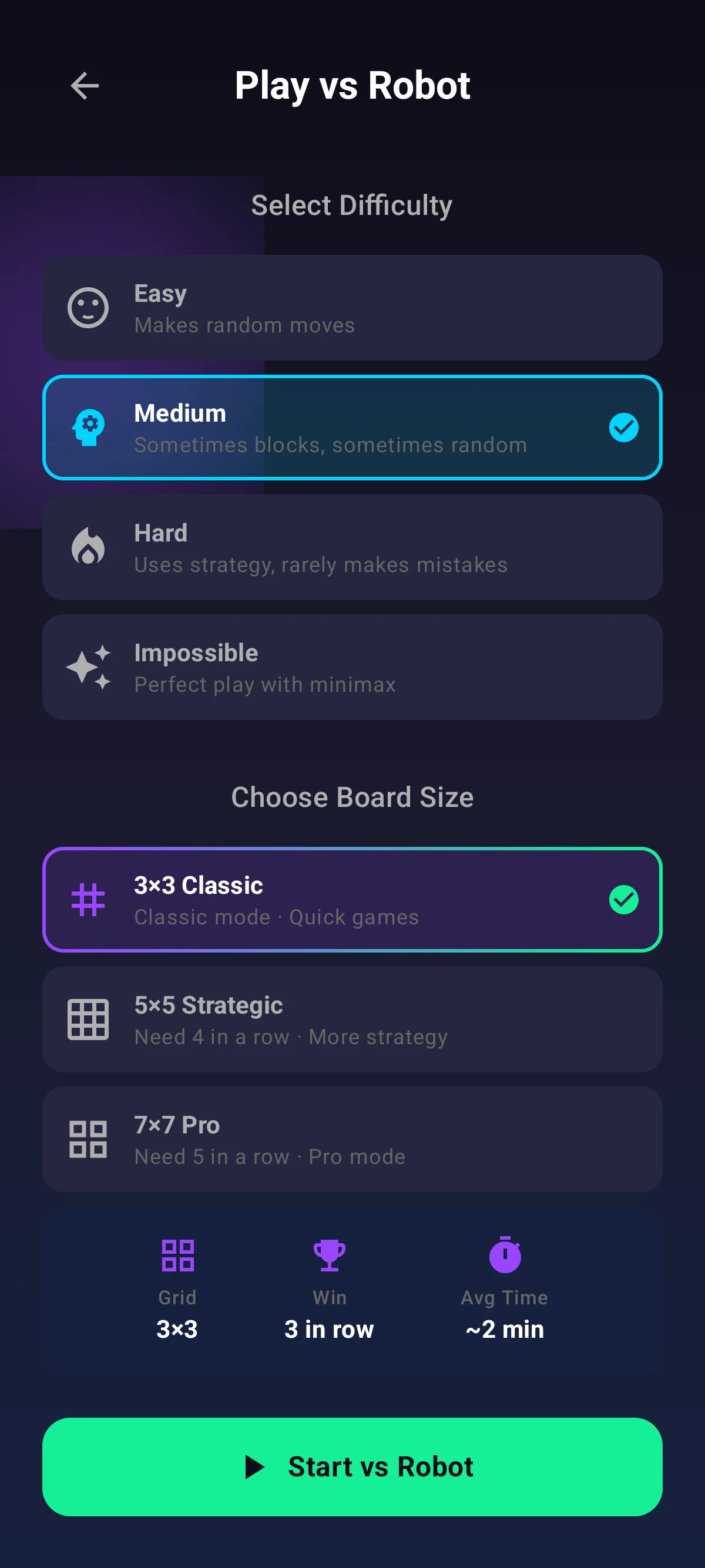 Tic Tac Toe screenshot 2