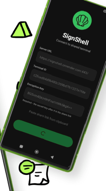 SignShell Secure Terminal screenshot 3