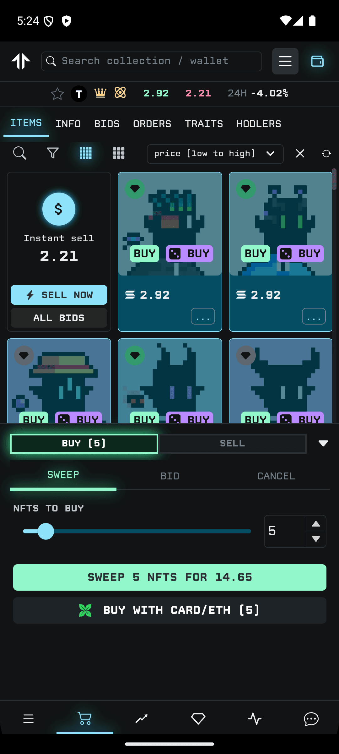 Tensor: Pro NFT Trading screenshot 5