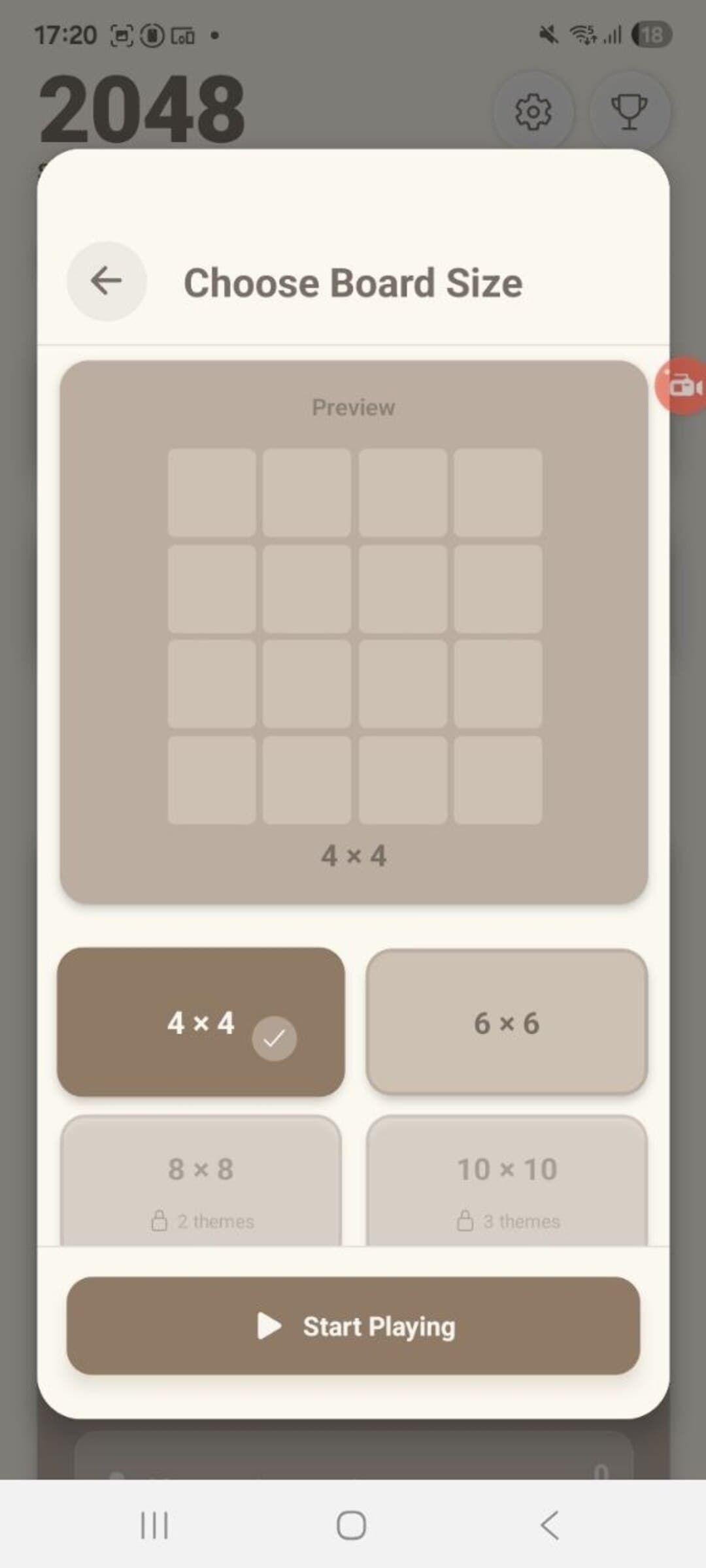2048 Game screenshot 3