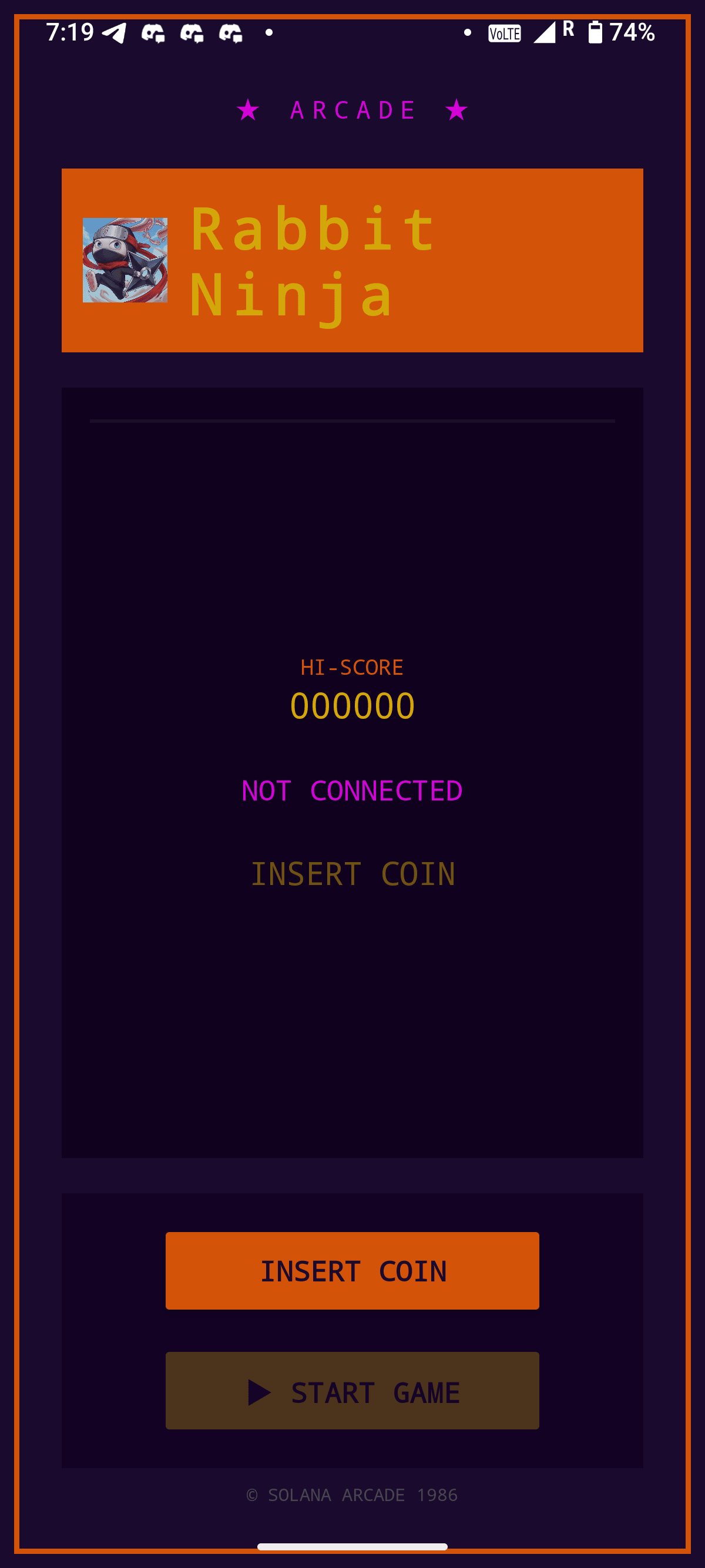 Rabbit Ninja screenshot 1