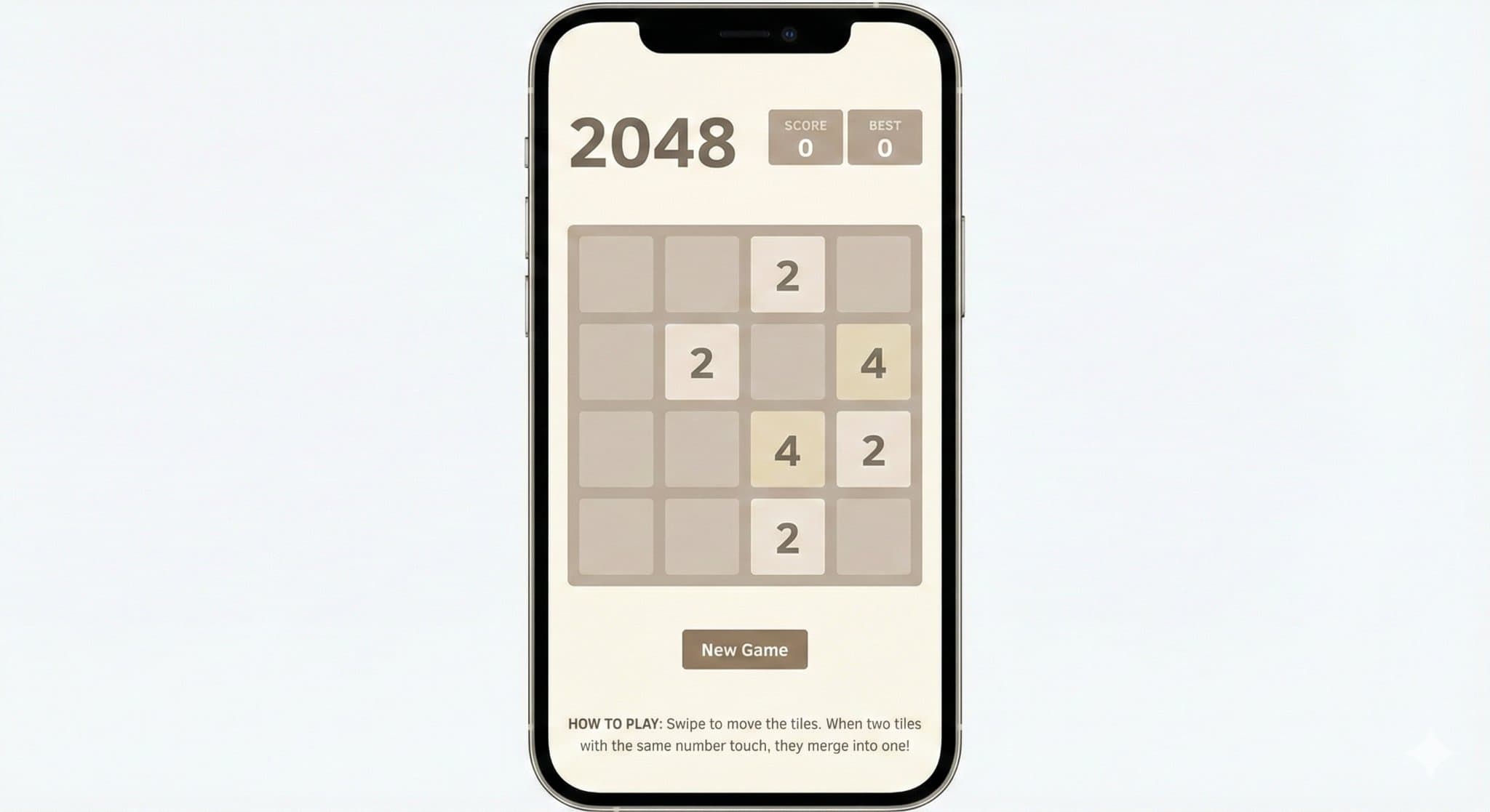 2048 screenshot 2