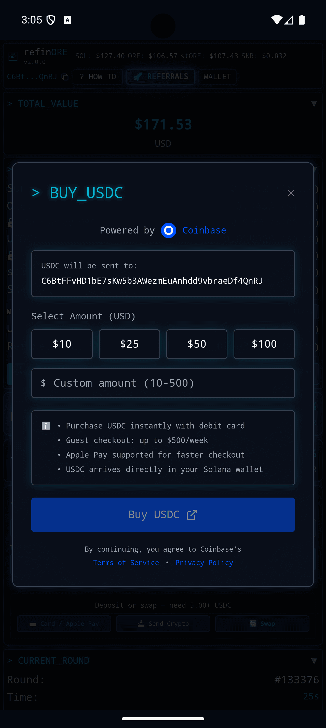 RefinORE AutoMiner screenshot 3