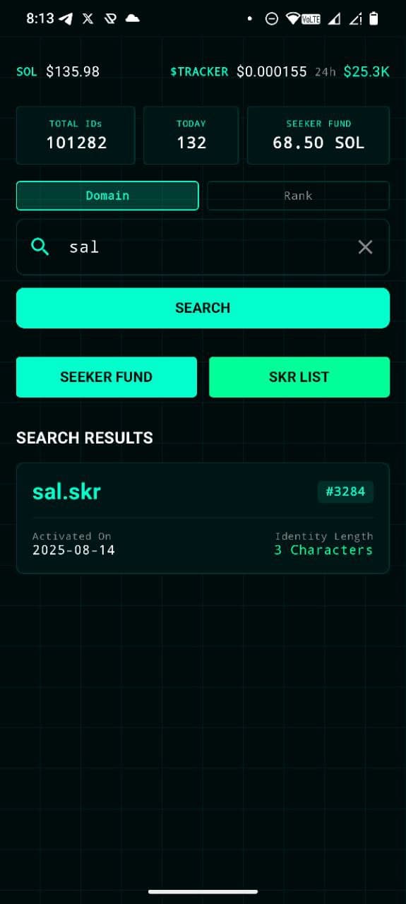 Seeker Tracker screenshot 2