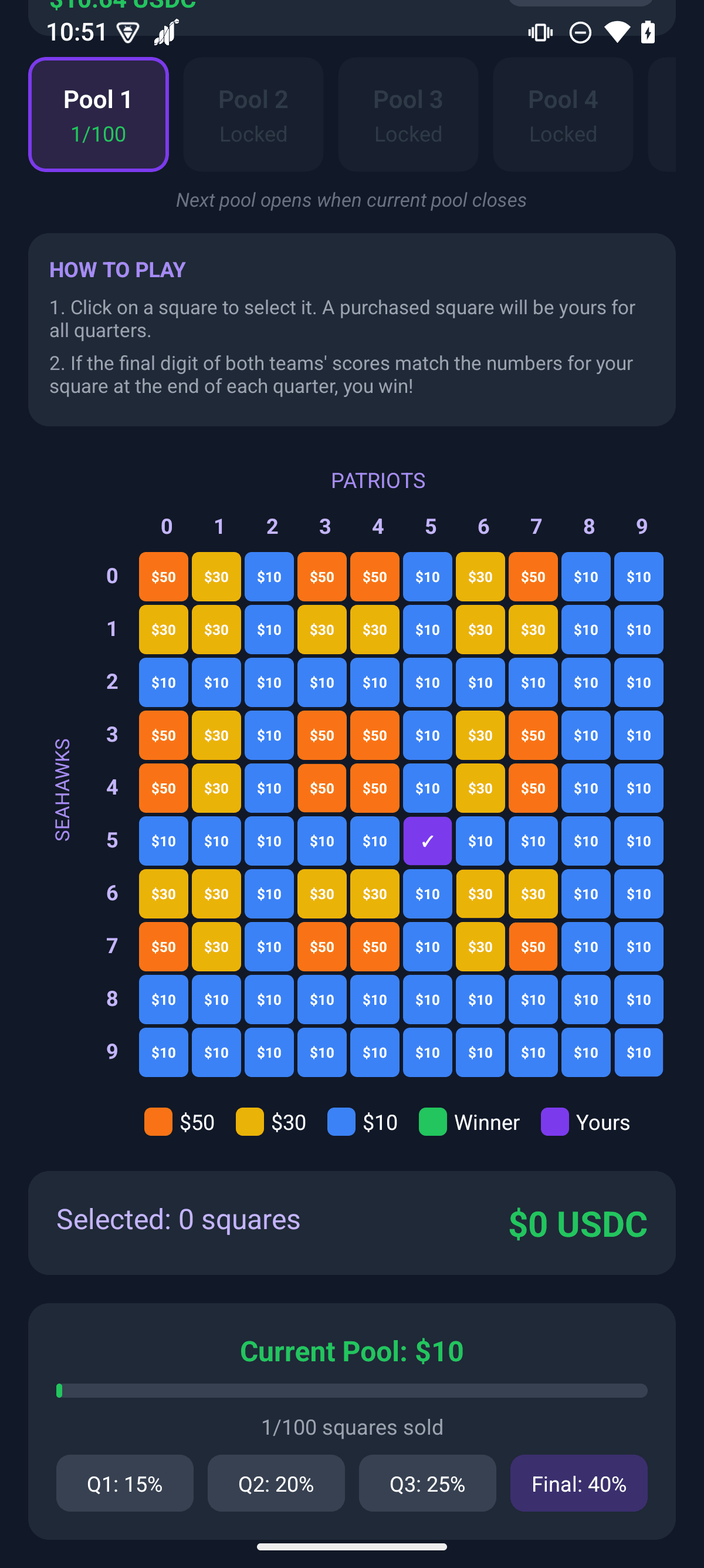 Sports Squares screenshot 3
