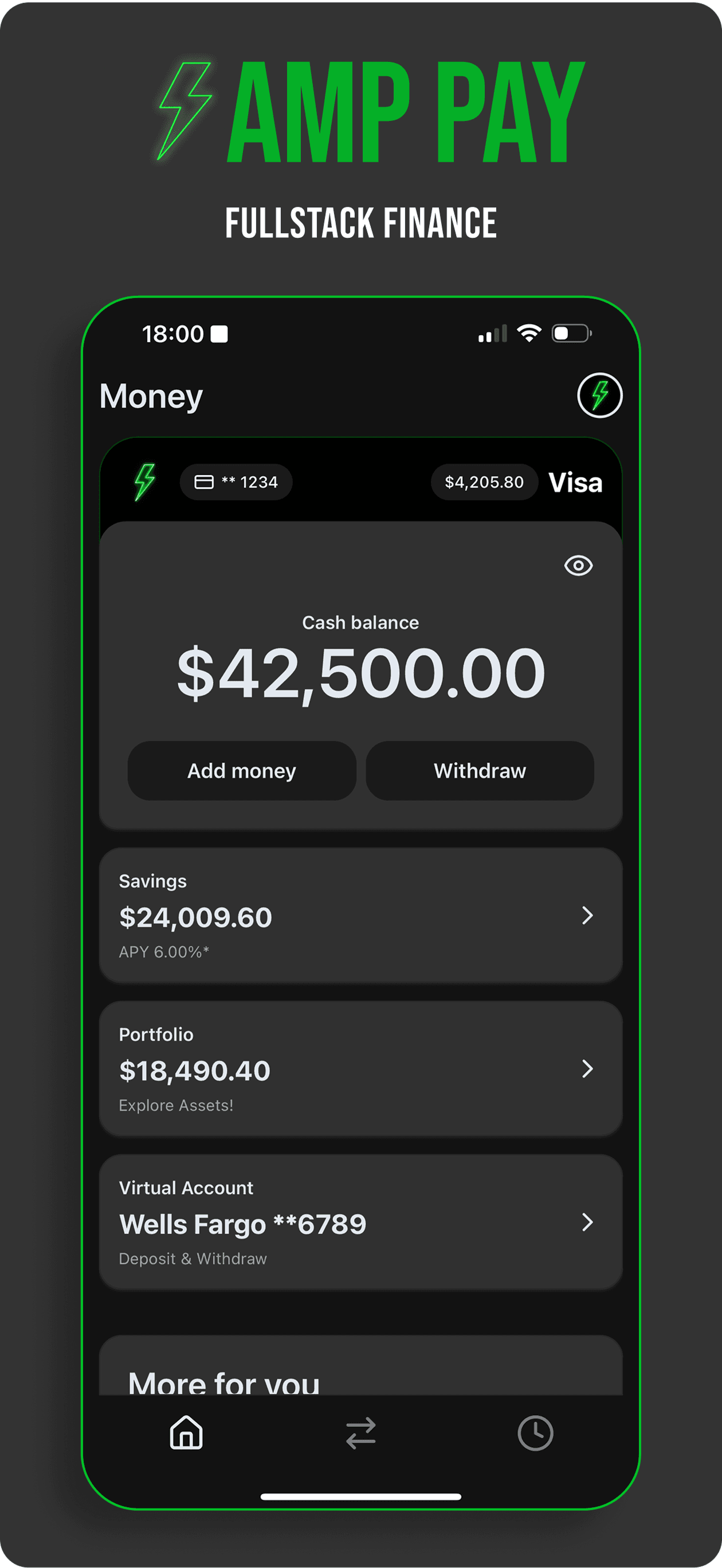 Amp Pay - Wallet, Card & Savings screenshot 1