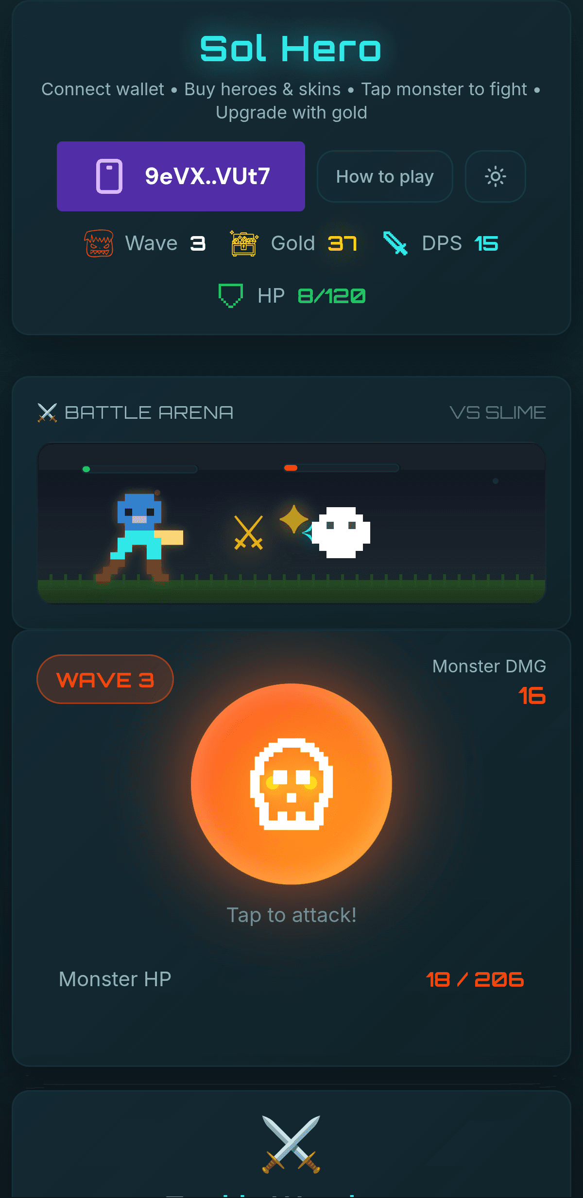 Sol Hero screenshot 1
