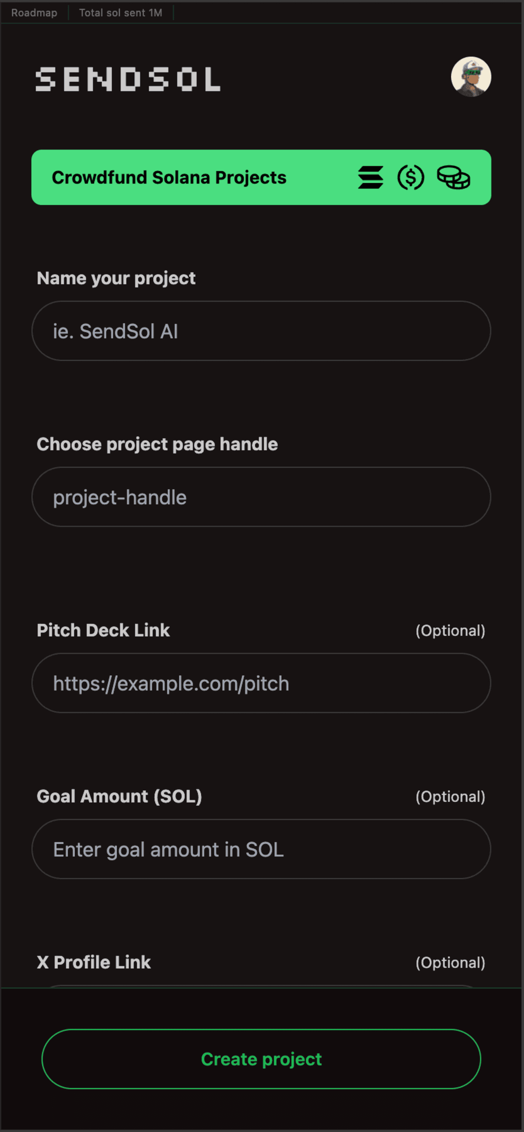 SendSol screenshot 2