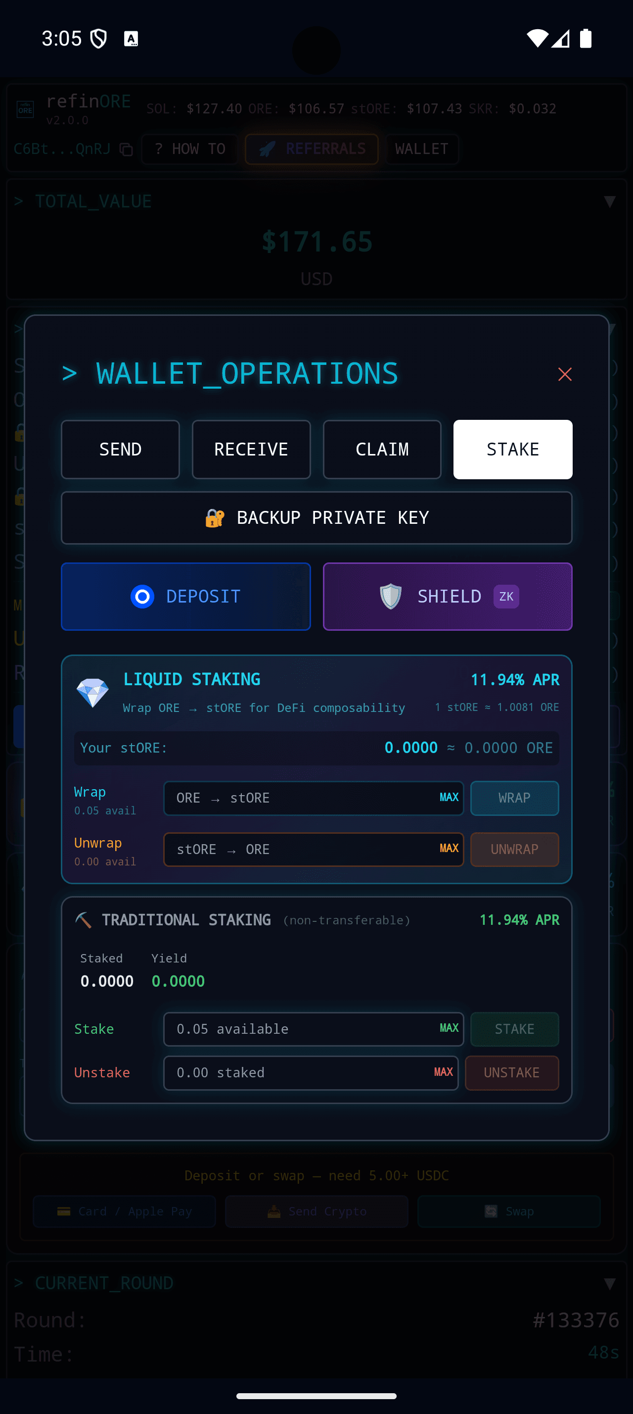 RefinORE AutoMiner screenshot 5