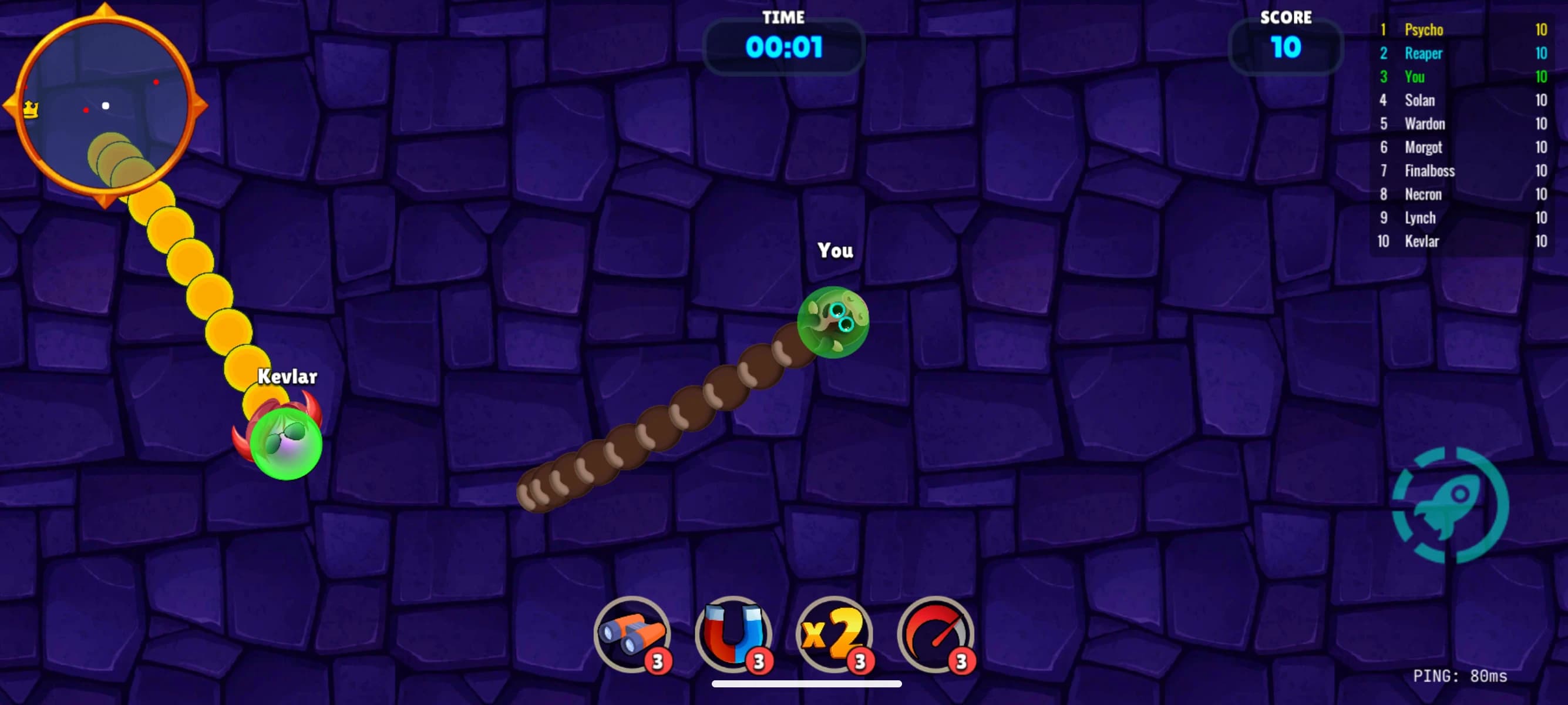 Snake Rush screenshot 3