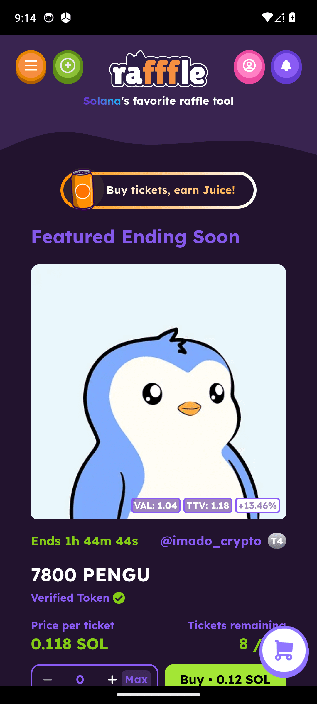 Rafffle screenshot 1