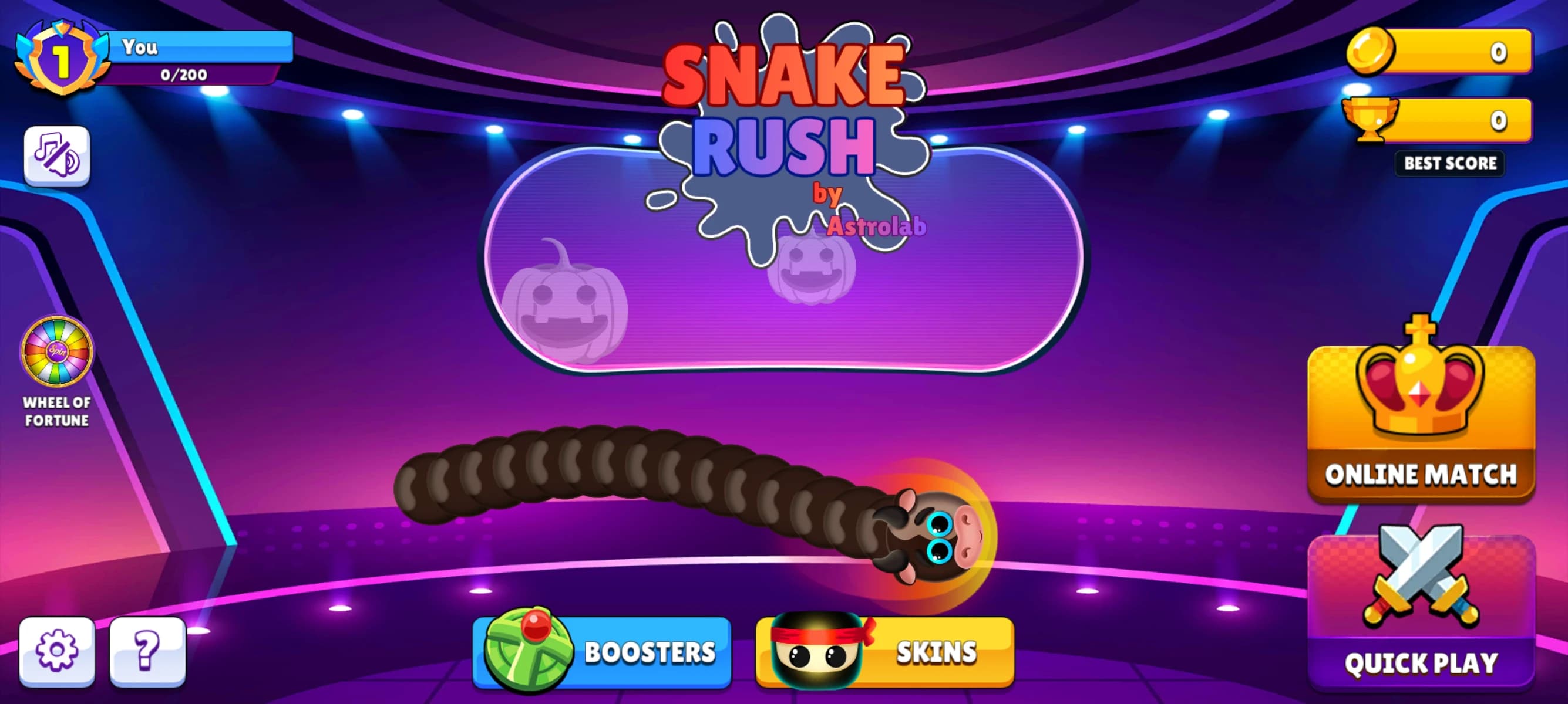 Snake Rush screenshot 1