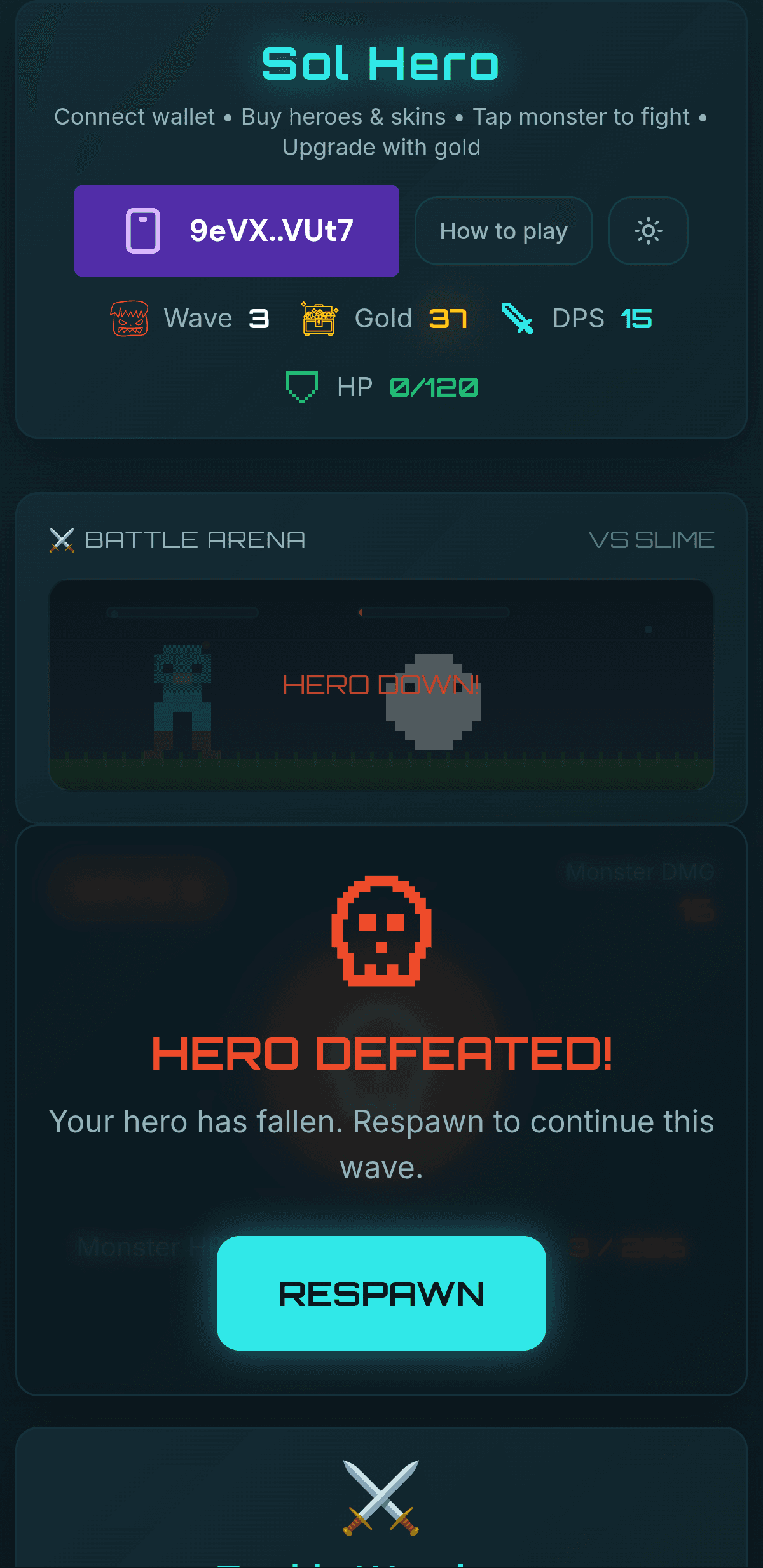 Sol Hero screenshot 2