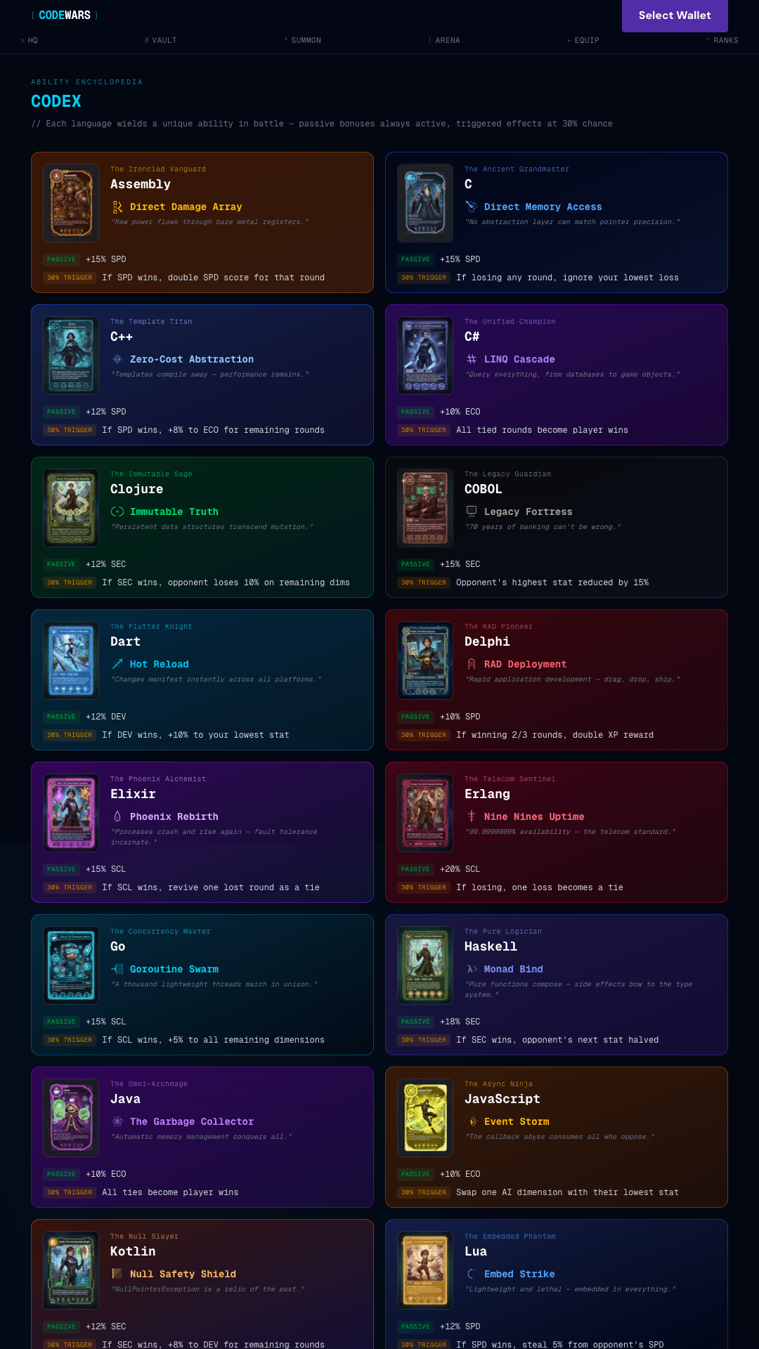 Code Wars - Programming Language Card Battle screenshot 4