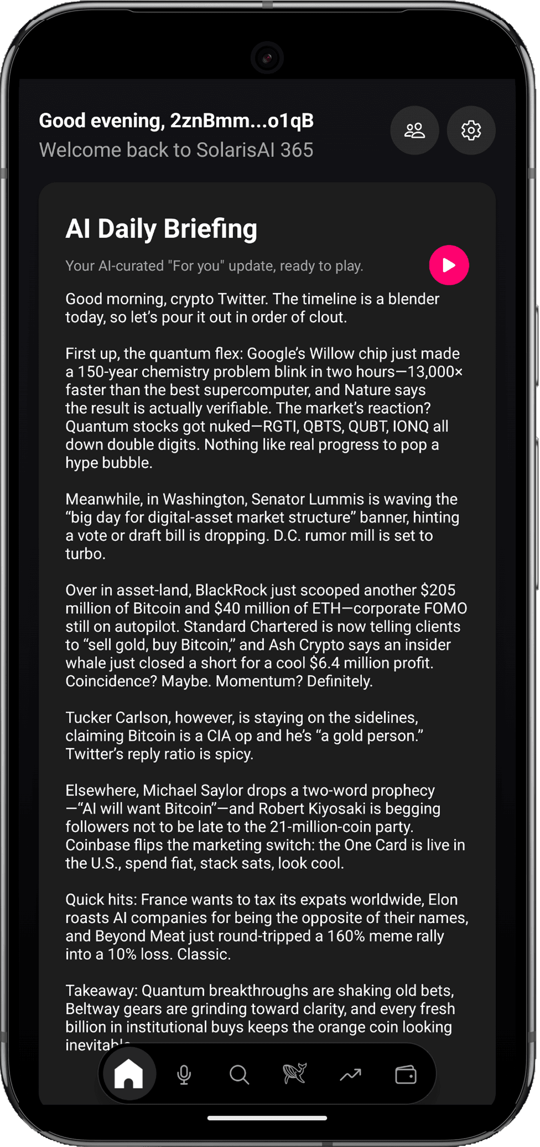 SolarisAI 365 screenshot 2