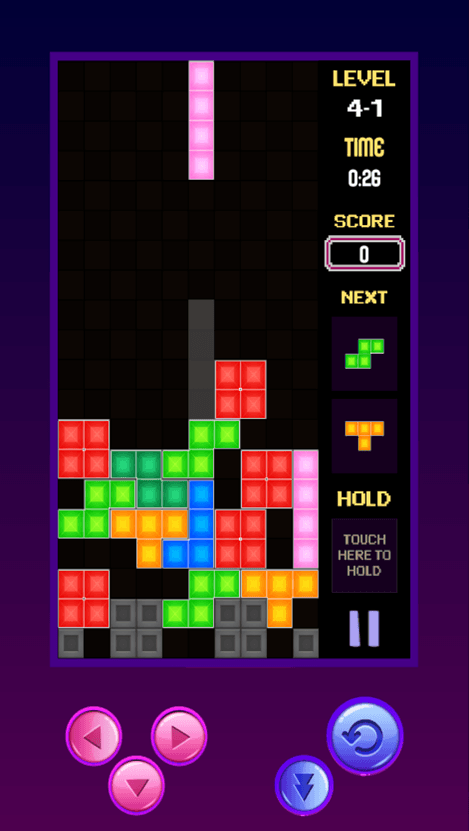 Classic Tetris Puzzle screenshot 2