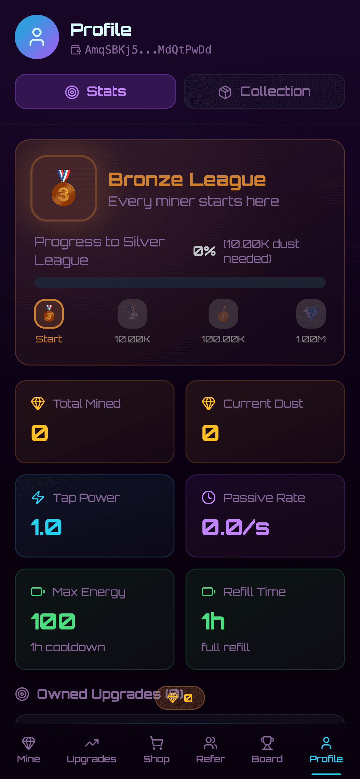 Tap Miner - Earn $Dust screenshot 2