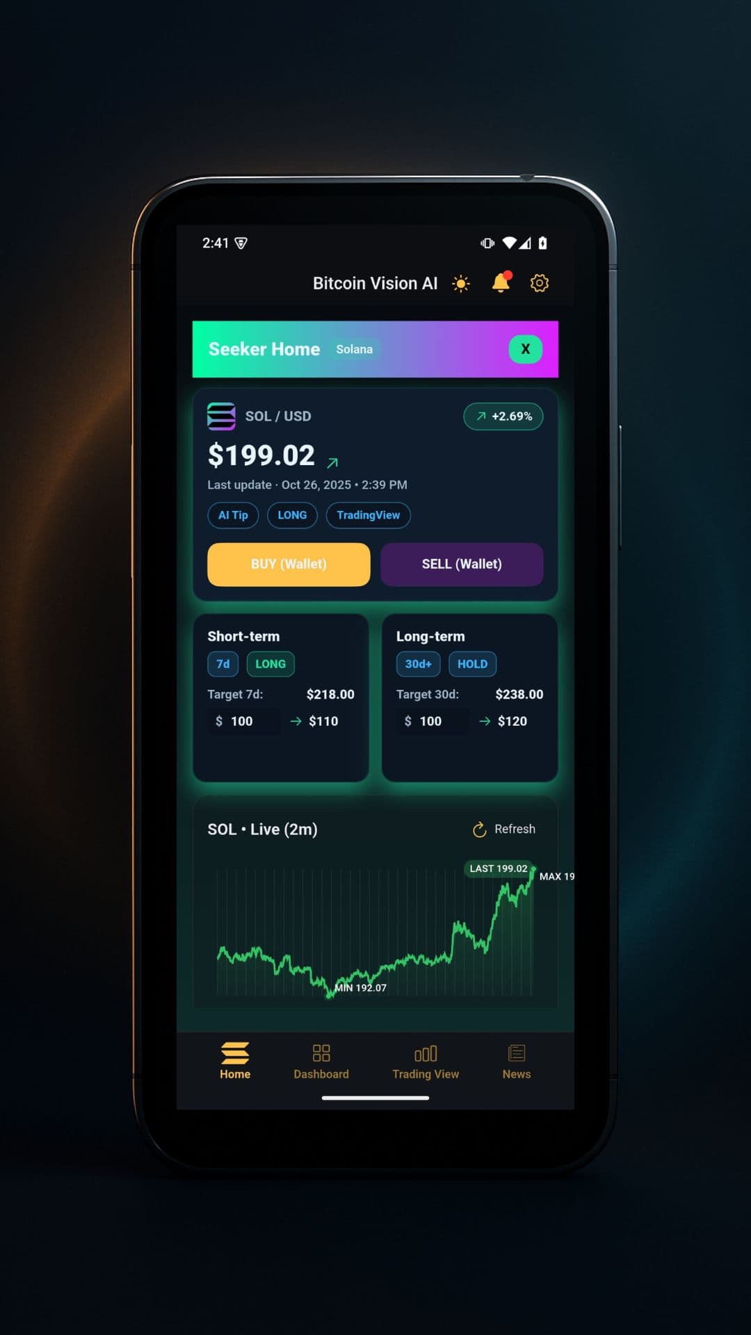 Bitcoin Vision AI screenshot 1