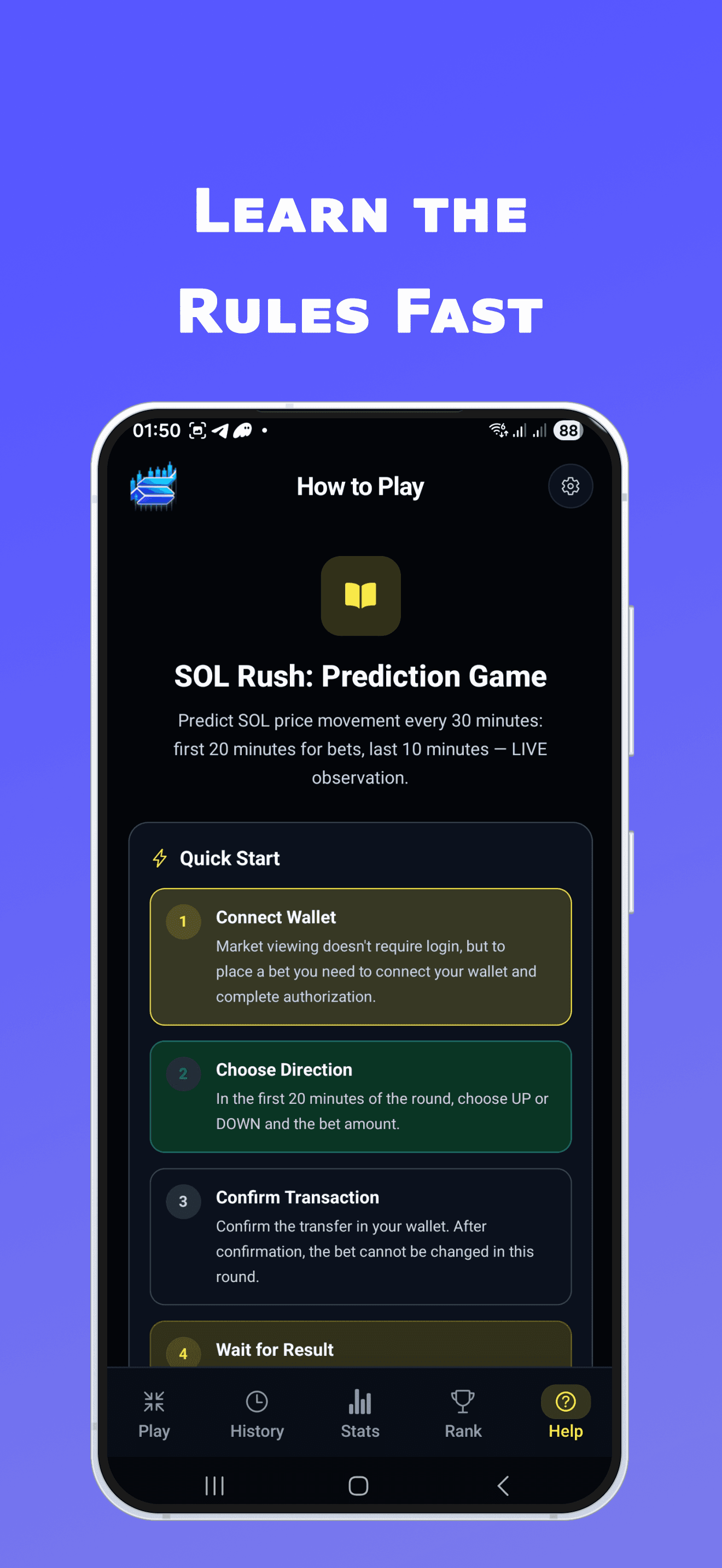 SOL Rush: Prediction Game screenshot 6