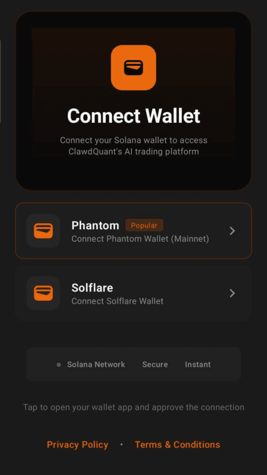 ClawdQuant screenshot 1