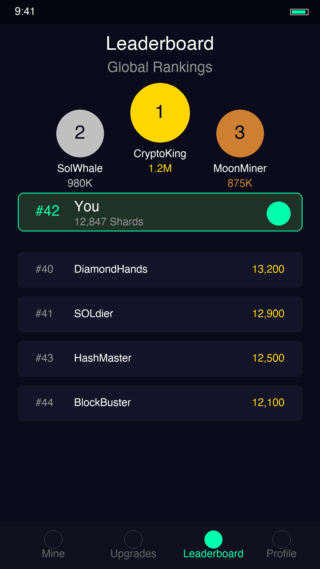 SolMiner - Crypto Mining Clicker screenshot 3