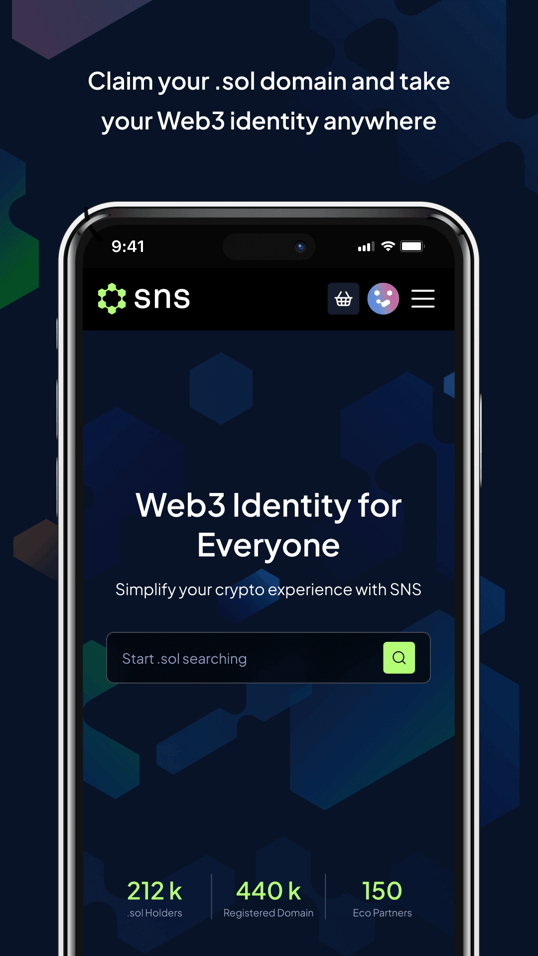 Solana Name Service screenshot 1