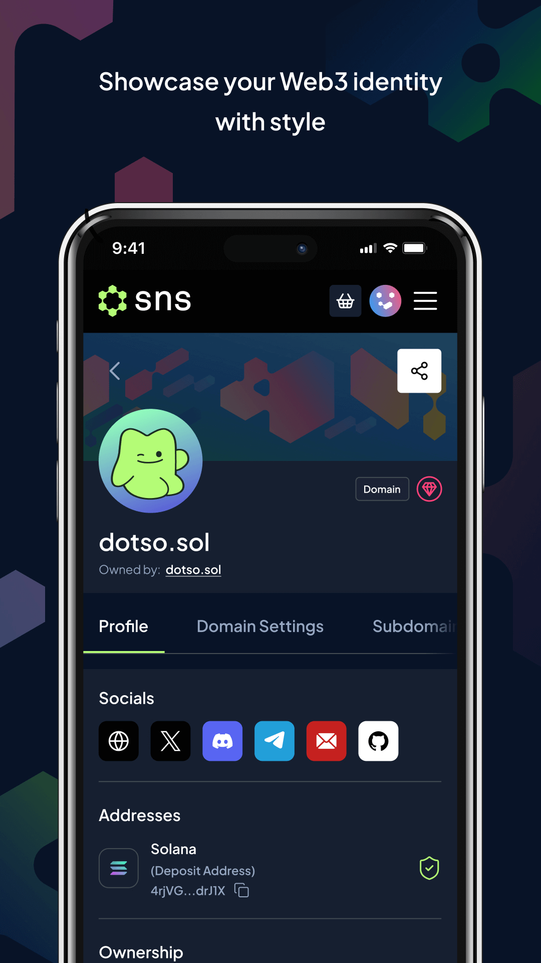 Solana Name Service screenshot 3