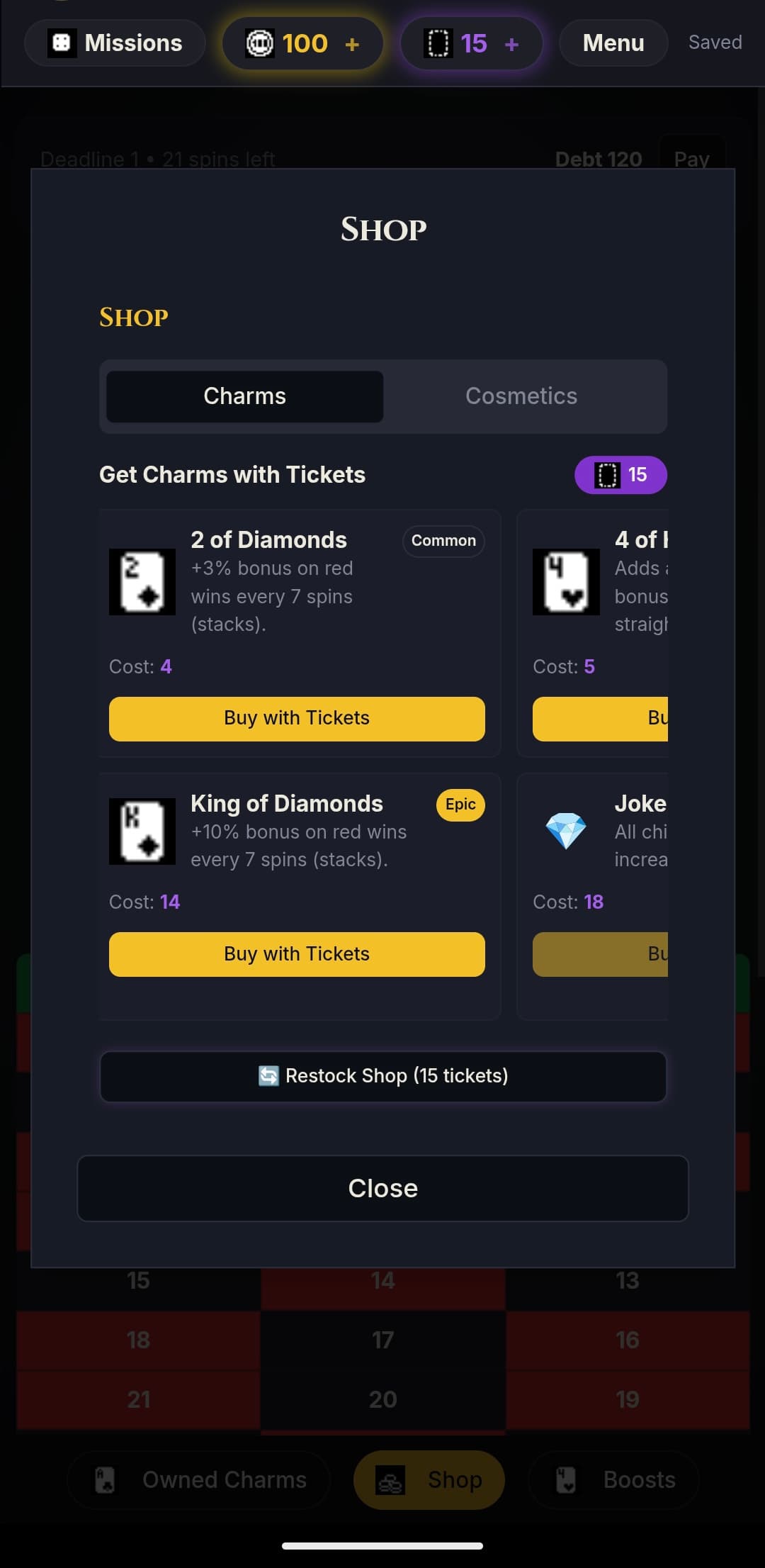 Charm Roulette screenshot 6