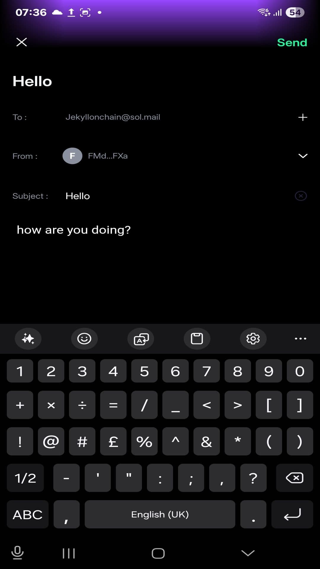 SolMail screenshot 4