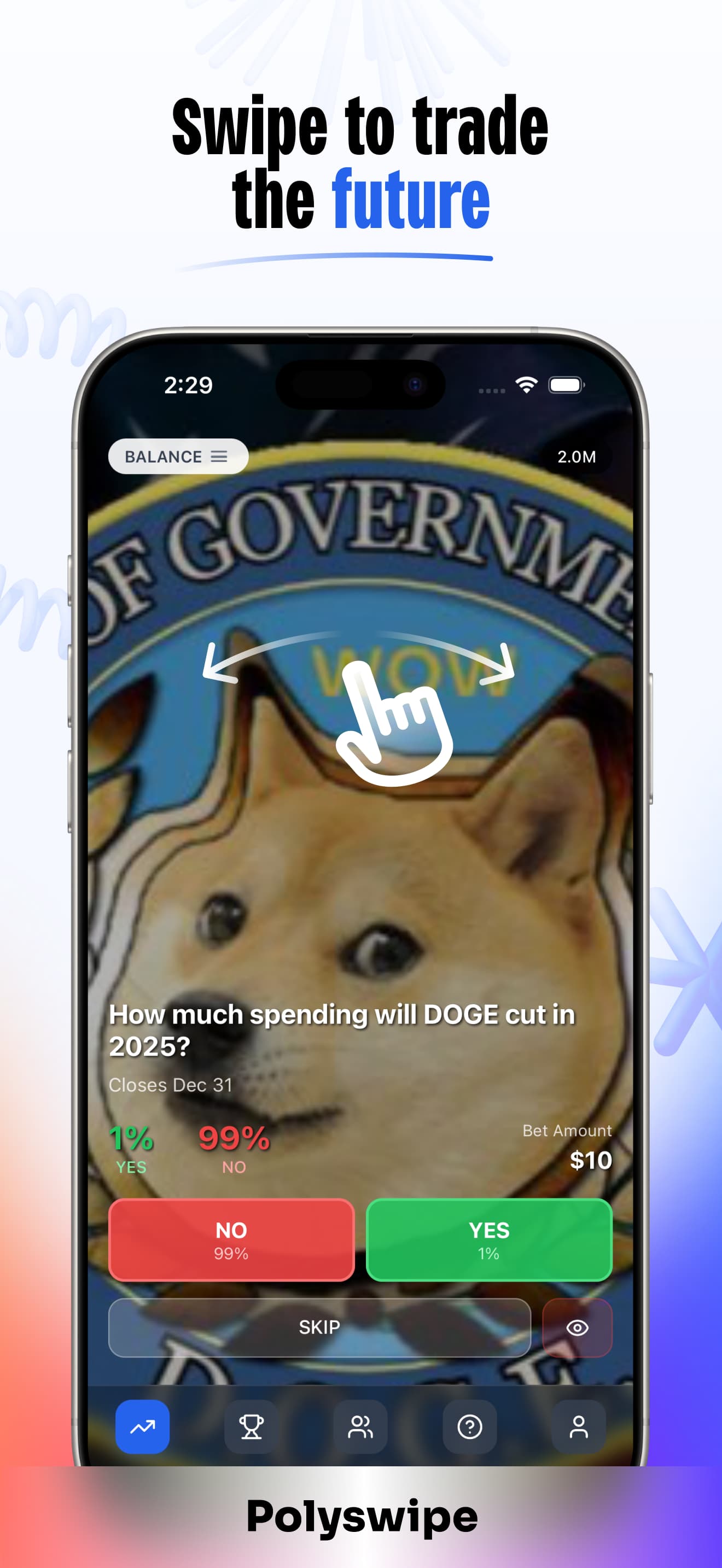 Polyswipe screenshot 1