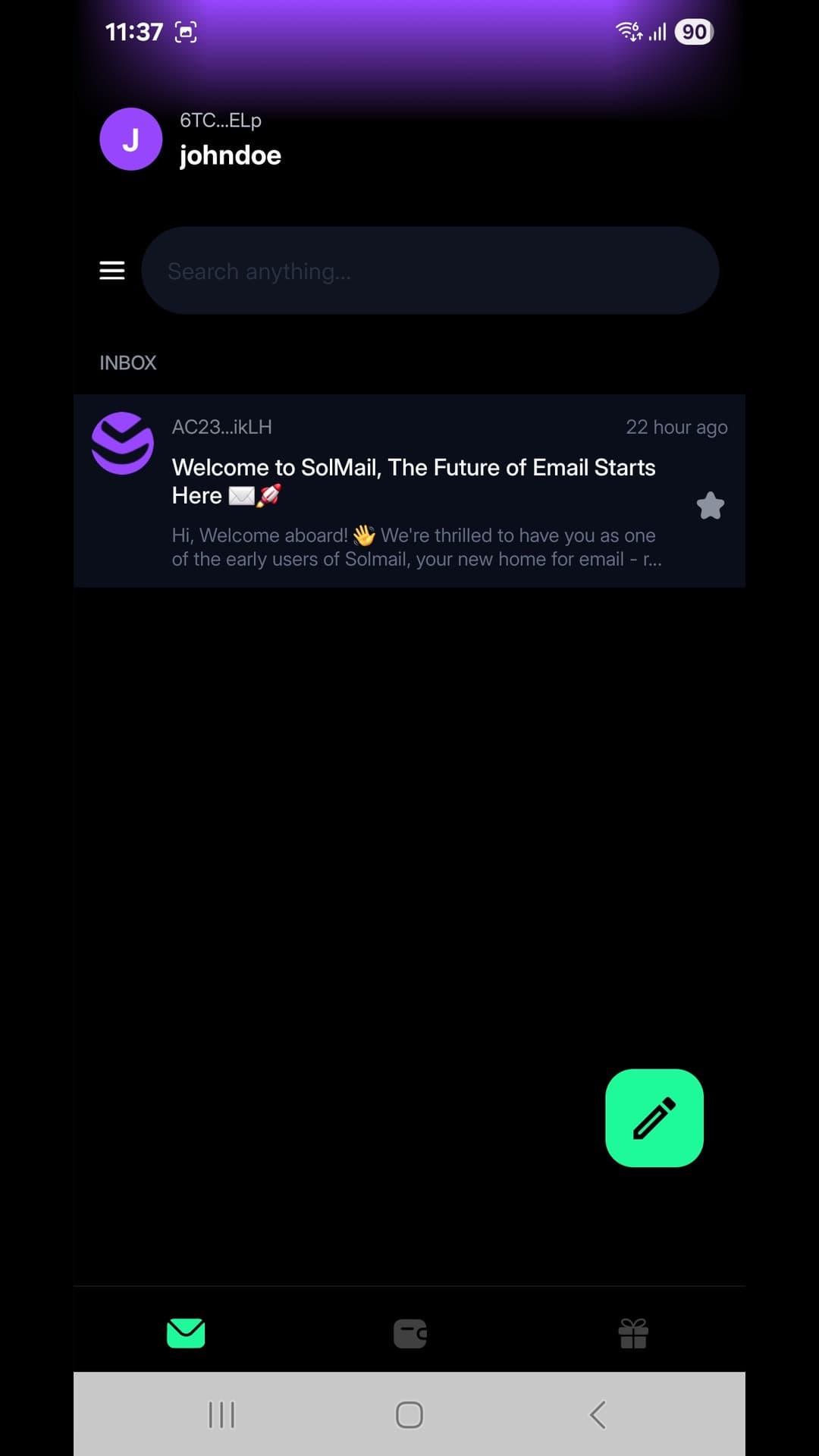 SolMail screenshot 3